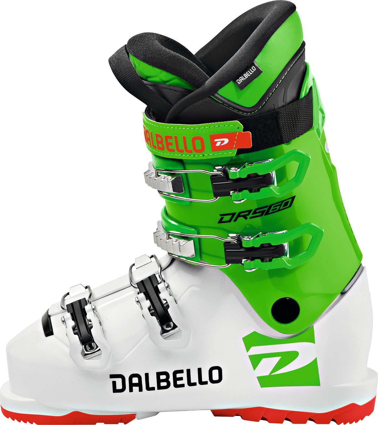 DALBELLO DRS 60 JR WHITE/GREEN RACE * Skischuh