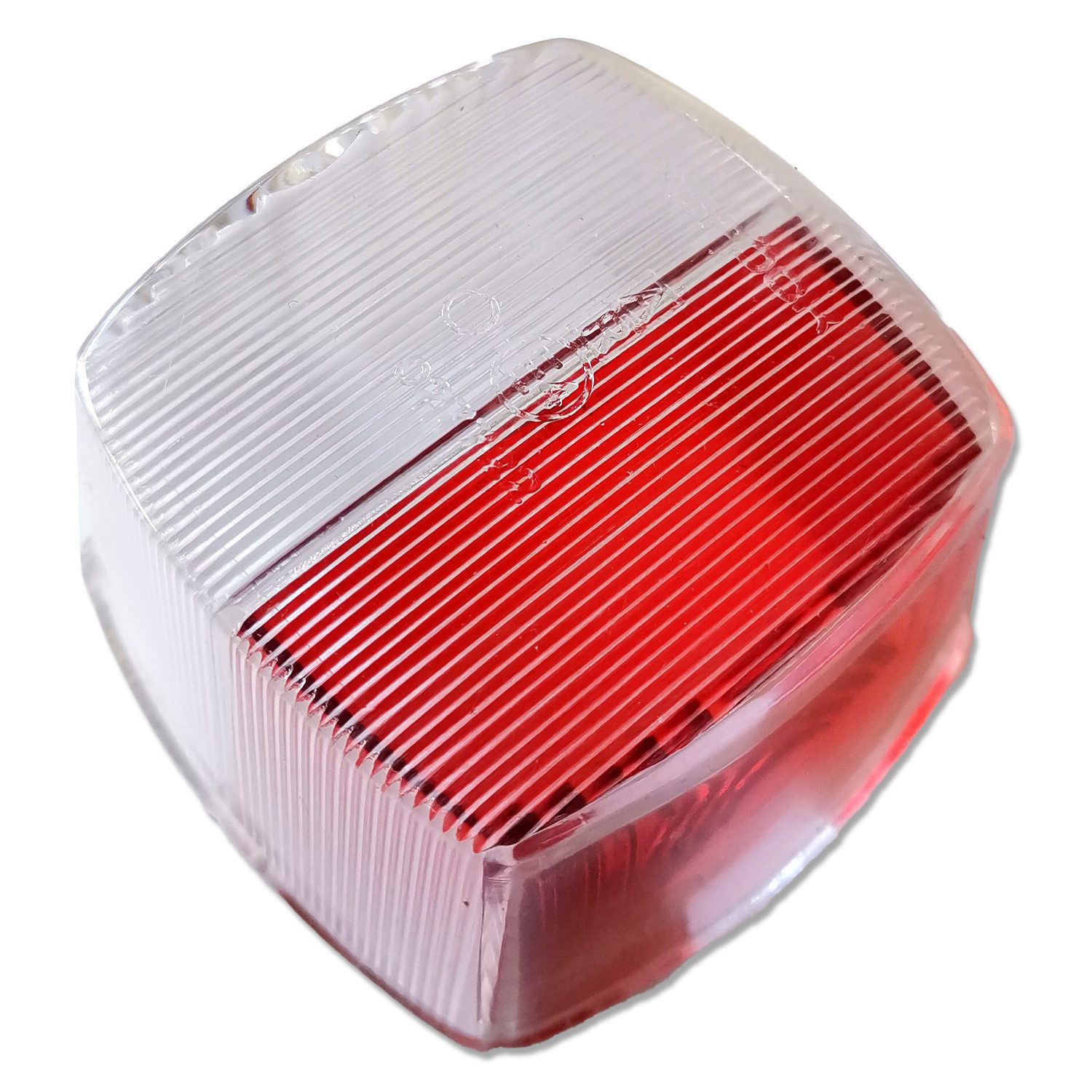 Aspöck PKW-Anhänger Lichtscheibe, Aspöck Squarepoint, Rot/Weiß
