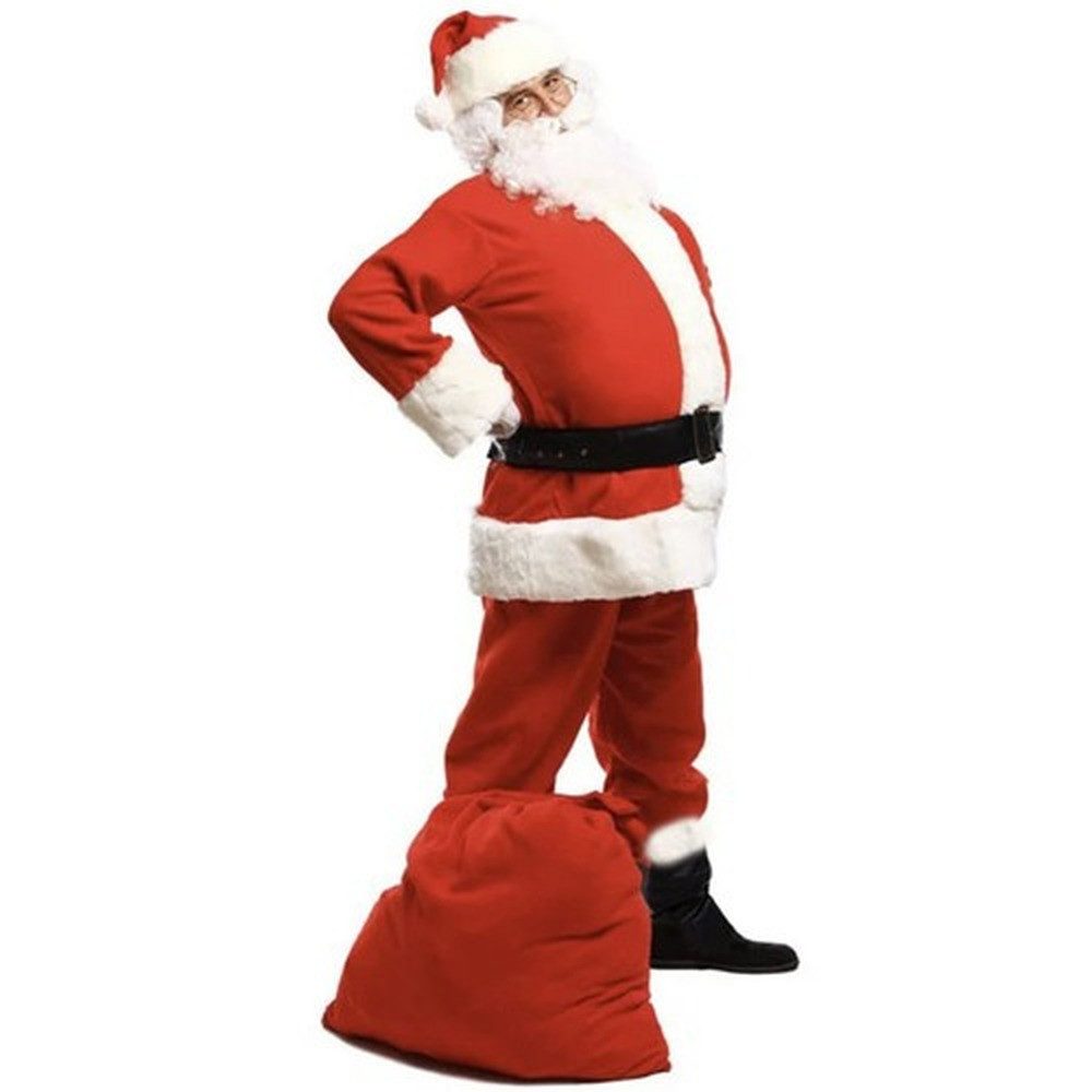 MALATEC Kostüm Weihnachtsmannkostüm Santa Claus, Perfekt für Nikolaus, Weihnachten, Fotoshootings