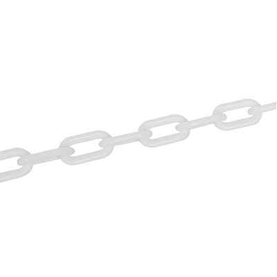 FIXMAN Absperrkette Absperrkette / Kunststoffkette 6 mm x 5 m Weiß