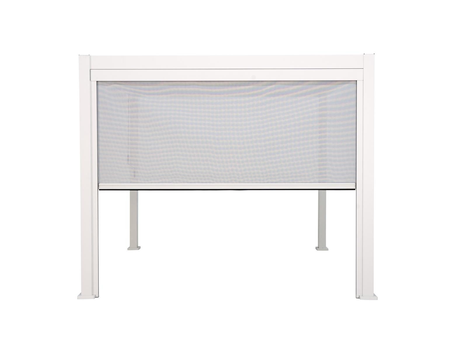 Green Spirit Pergola »Mirador« Sonnenrollo für 3m Pergola Sichtschutz Windschutz Rollo, (1-tlg., ein Sonnenrollo für Green Spirit Pergola Classic und Deluxe), weiß, für Pergola Classic & Deluxe, wetterfest - Garten, Terrasse