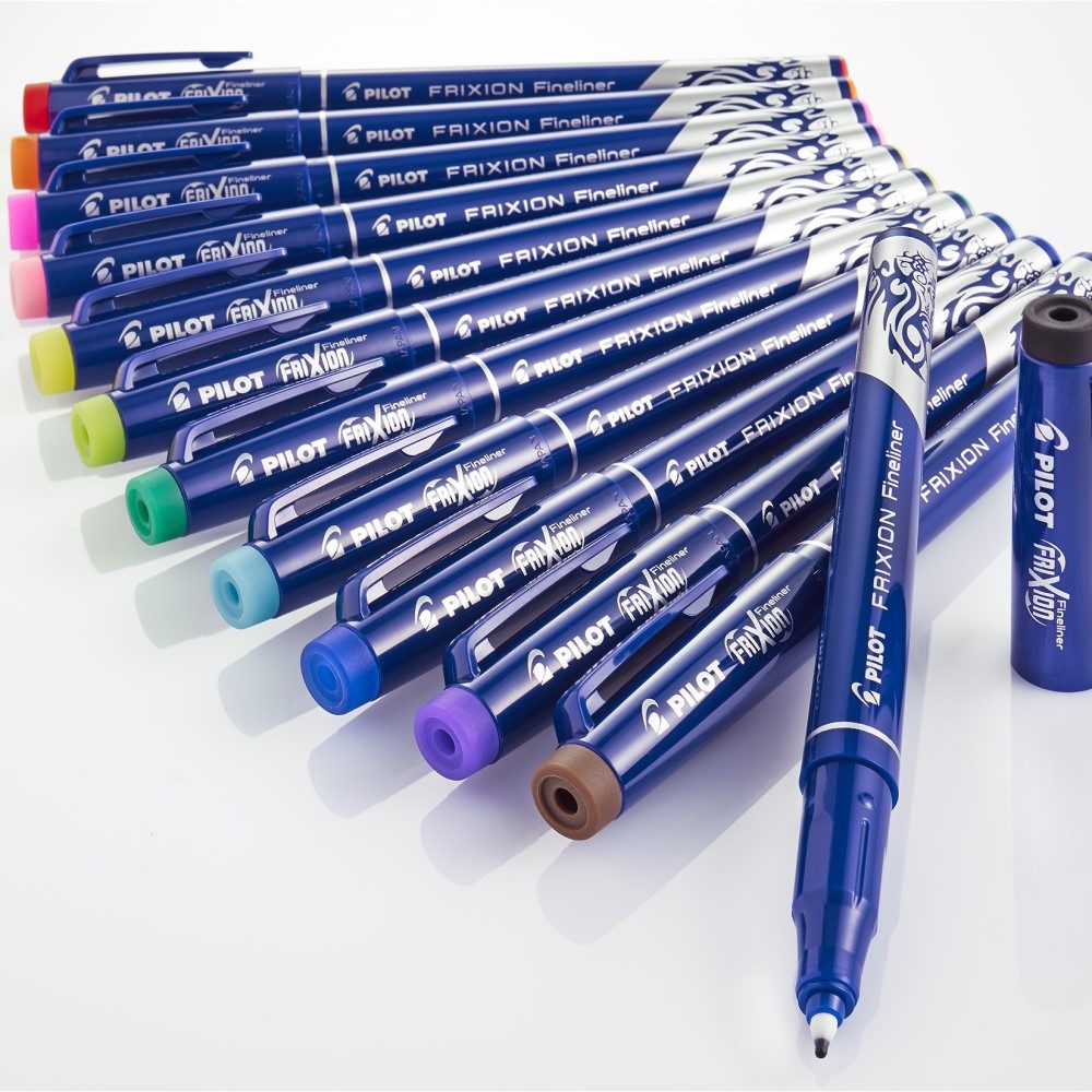 Pilot Pen Fineliner Frixion 12er-Set, (12-tlg), radierbar