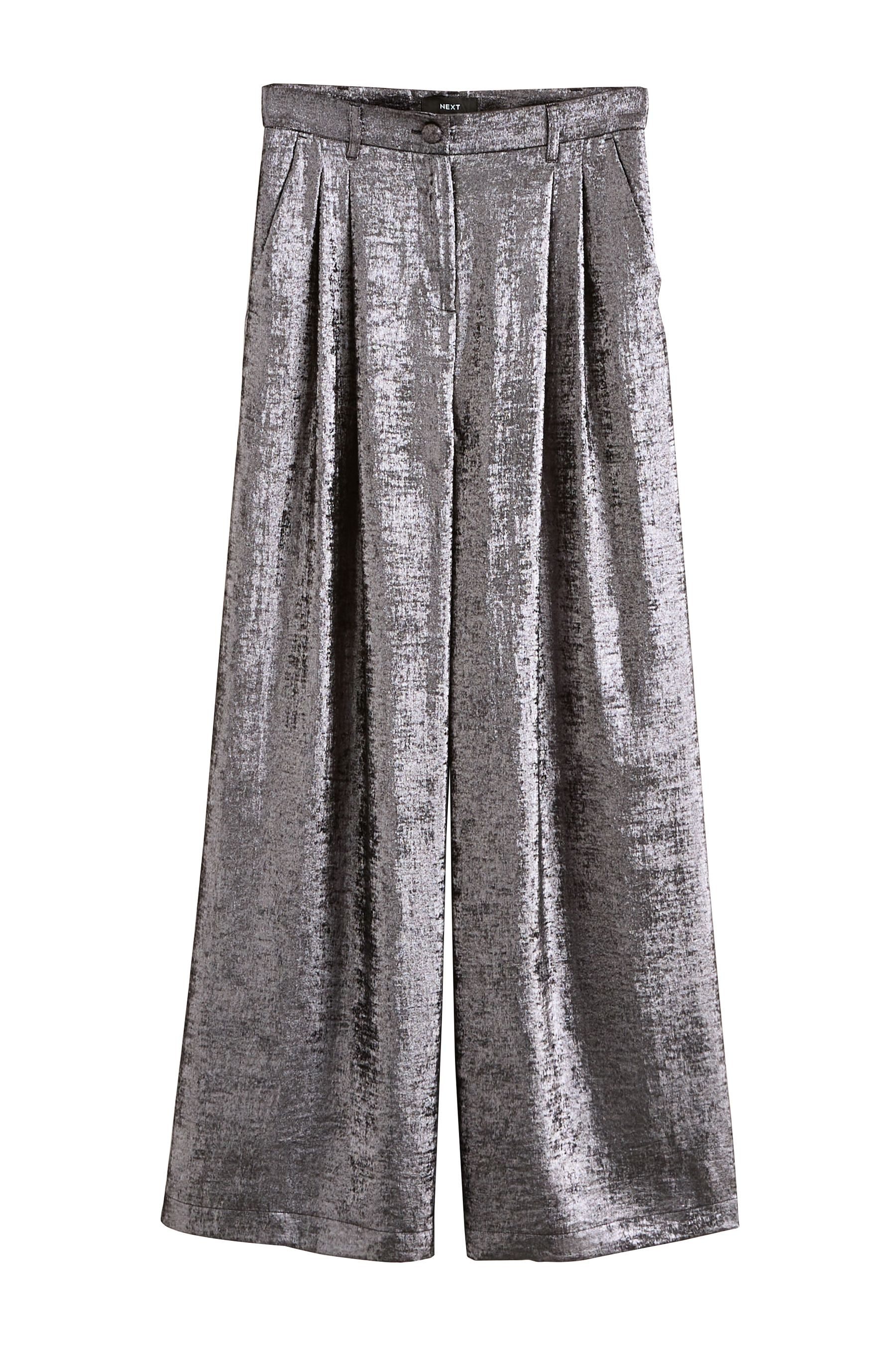 Next Palazzohose Superweite Metallic-Hose (1-tlg) günstig online kaufen