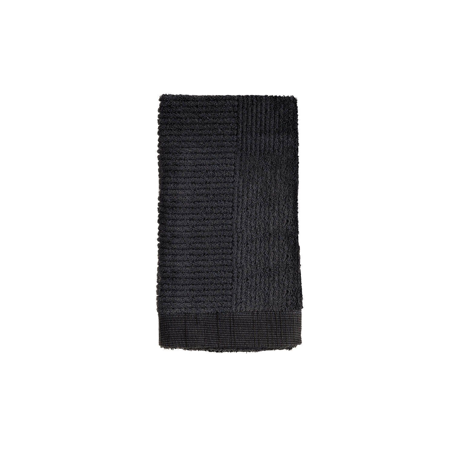 Zone Denmark Handtücher Handtuch CLASSIC 50 x 100 cm, 100 % Bio-Tex-zertifizierter Baumwolle schwarz | Alle Handtücher