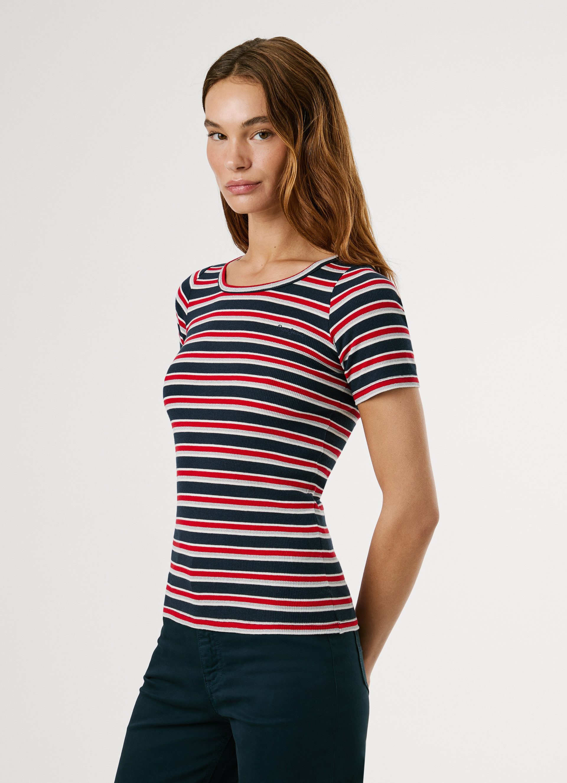 Pepe Jeans Kurzarmshirt BAMBU Slim Fit günstig online kaufen
