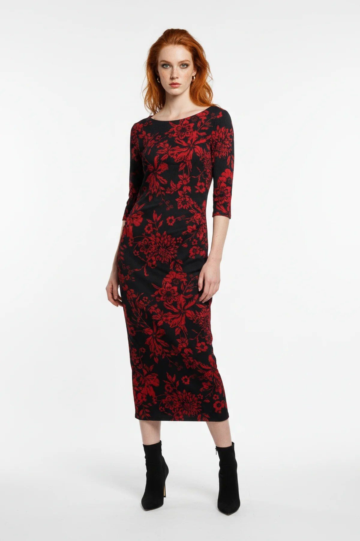 No Matter What Maxikleid Boot-Ausschnitt Langkleid