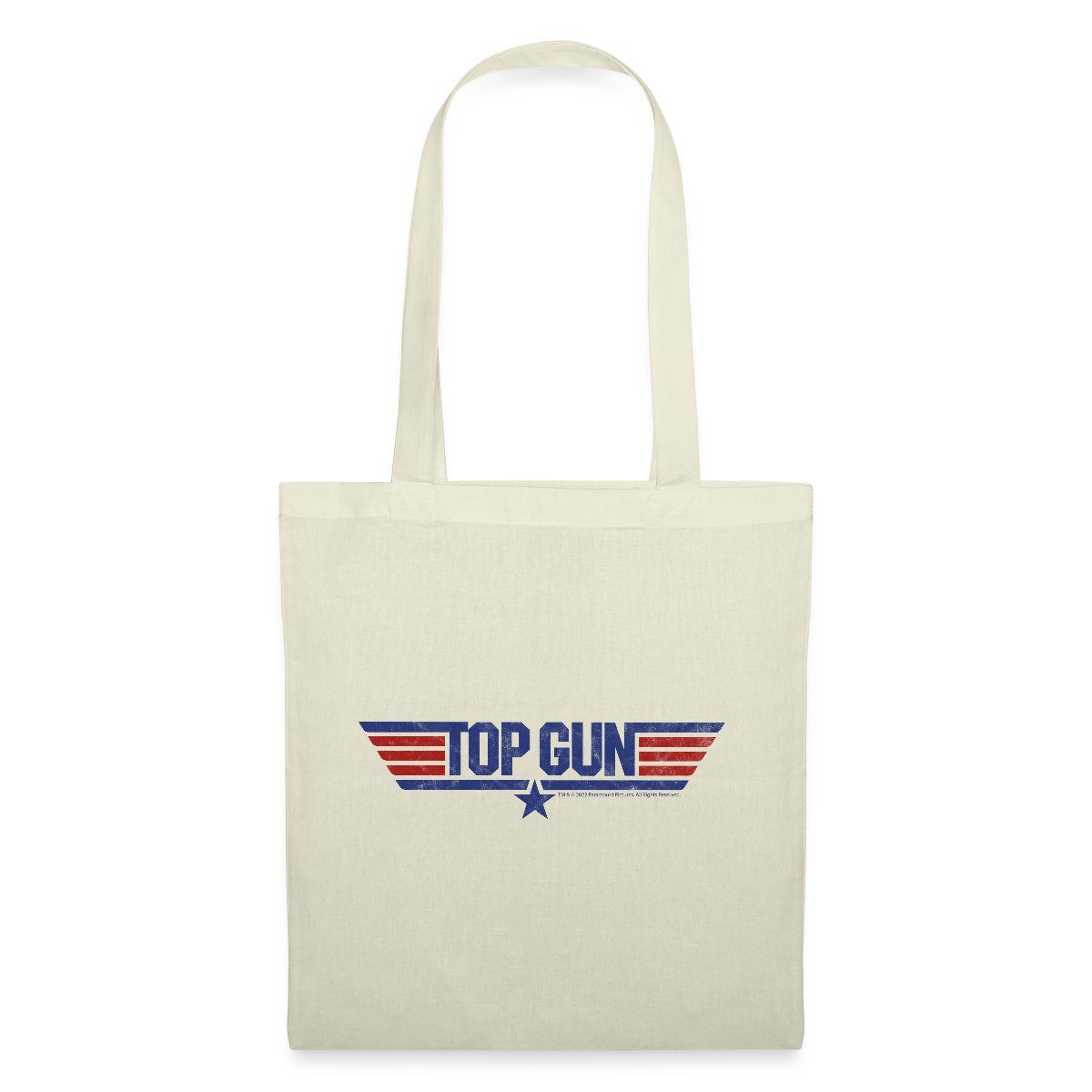 Spreadshirt Henkeltasche Top Gun Logo Stoffbeutel (1-tlg)