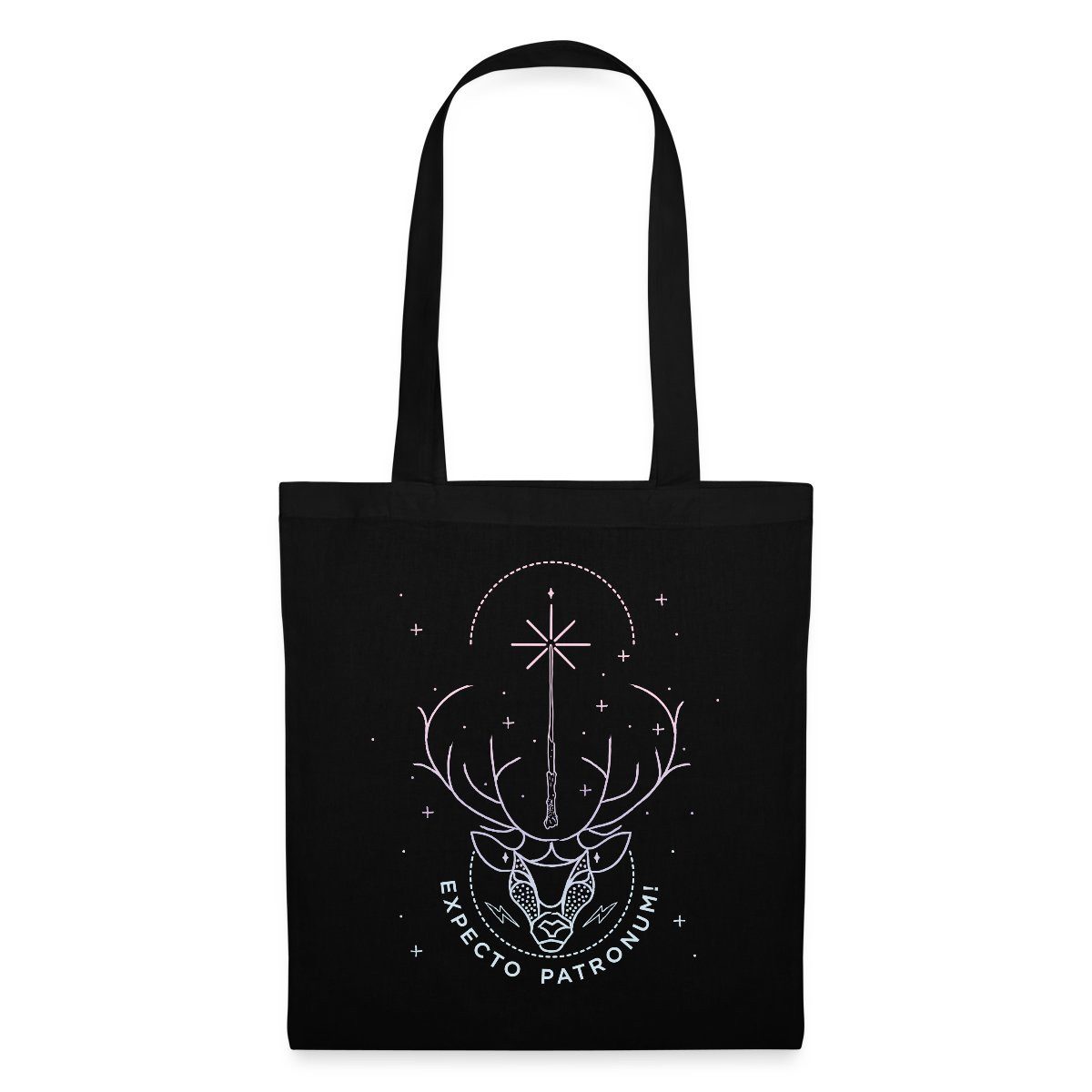 Henkeltasche Harry Potter Hirsch Expecto Patronum Stoffbeutel