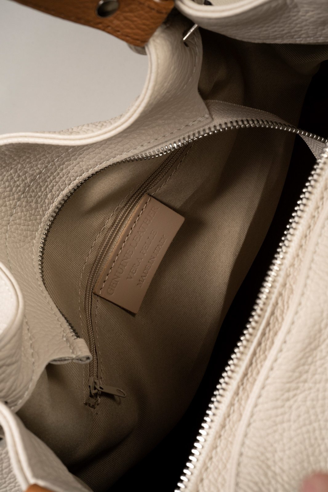 GALINI Handtasche Gabriella Damentasche Echtleder, Henkeltasche, Umhängetasche, Echt Leder, Made in Italy, geräumig, weiches Leder, modisch