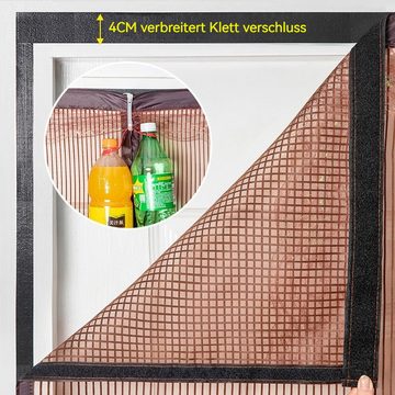 AUKUU Insektenschutz-Vorhang 1er 1er Pack Sommer Anti Mücken Türvorhang Bildschirm, Türtrennwand Schlafzimmer selbstansaugender Türvorhang