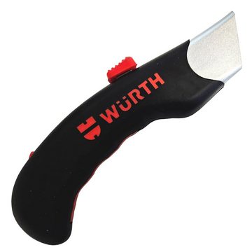 Würth Cuttermesser Würth 2K-Sicherheitsmesser 071566013, automatischer Klingeneinzug, (1 Stück)