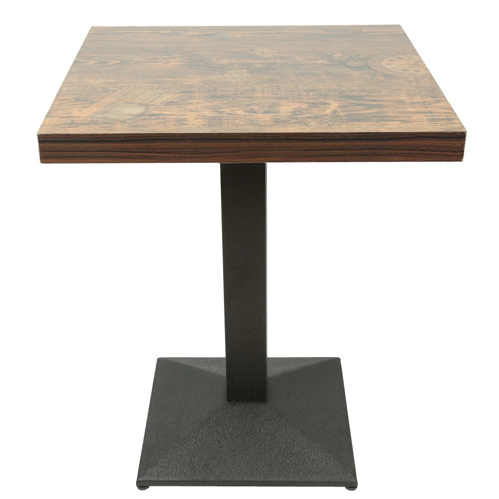 JEOBEST Esstisch Esszimmertisch 60x60cm mit Holzplatte, Quadratisch Küchentisch, Metallbeinen, für Wohnzimmer Esszimmer Balkon – Bild 5 von 5