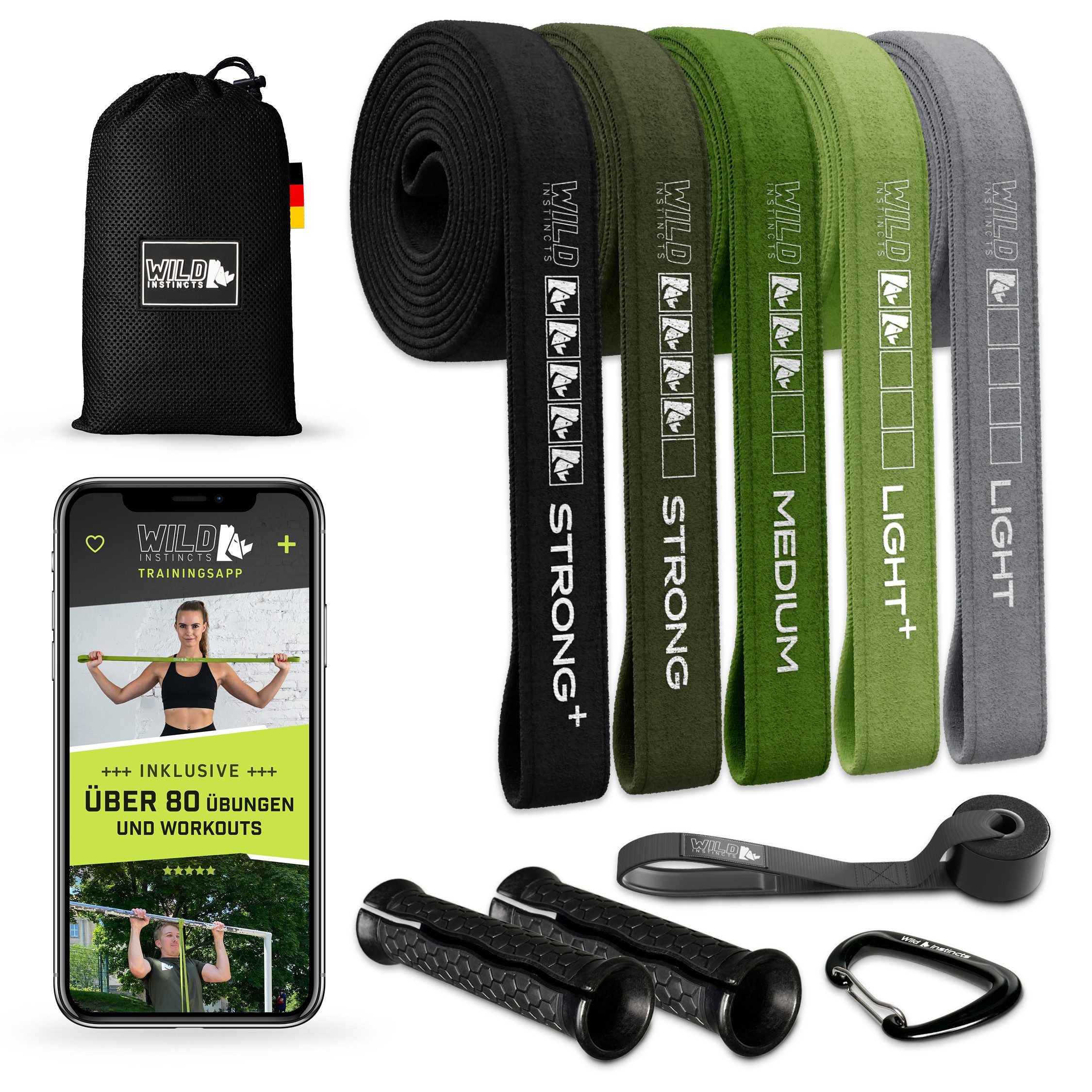 Trainingsbänder Wild Instincts Fitnessbänder aus Stoff