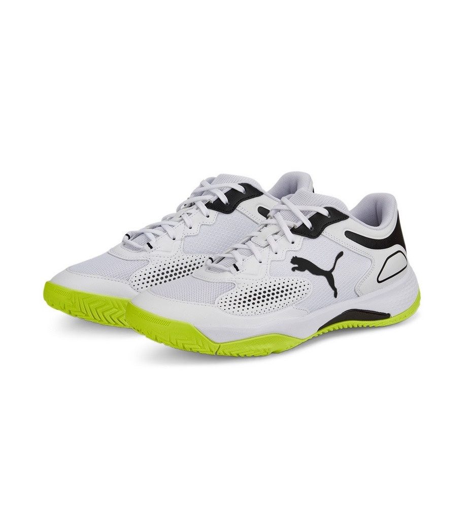 PUMA Solarcourt RCT Allcourt weiss/lime Herren Tennisschuh