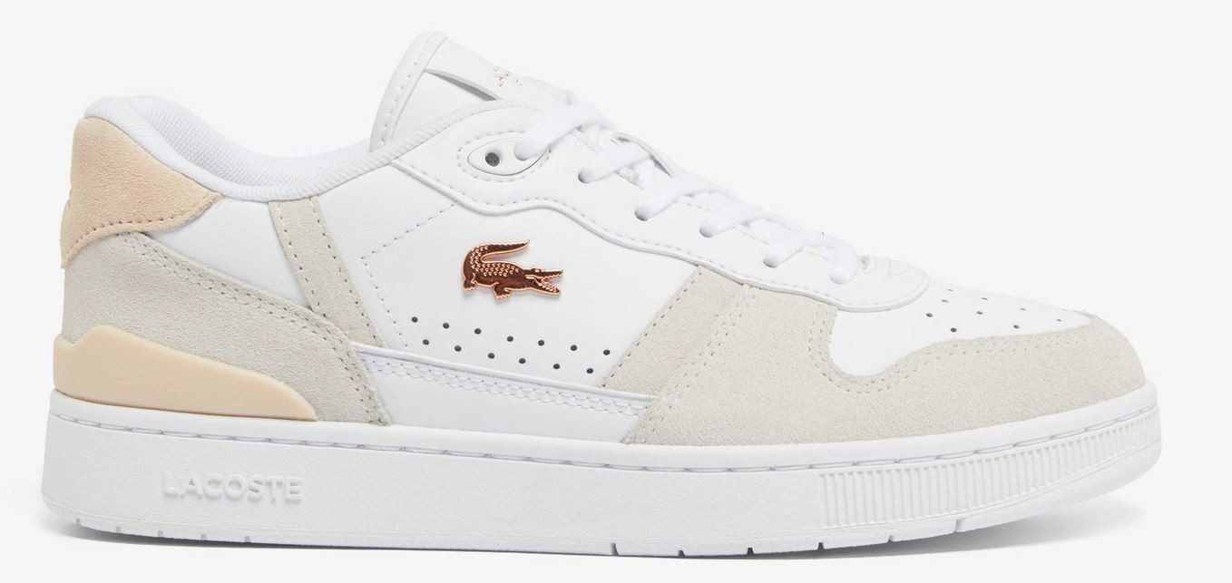Lacoste T-CLIP SET WHITE/LT PINK Damen Sneaker Sneaker günstig online kaufen