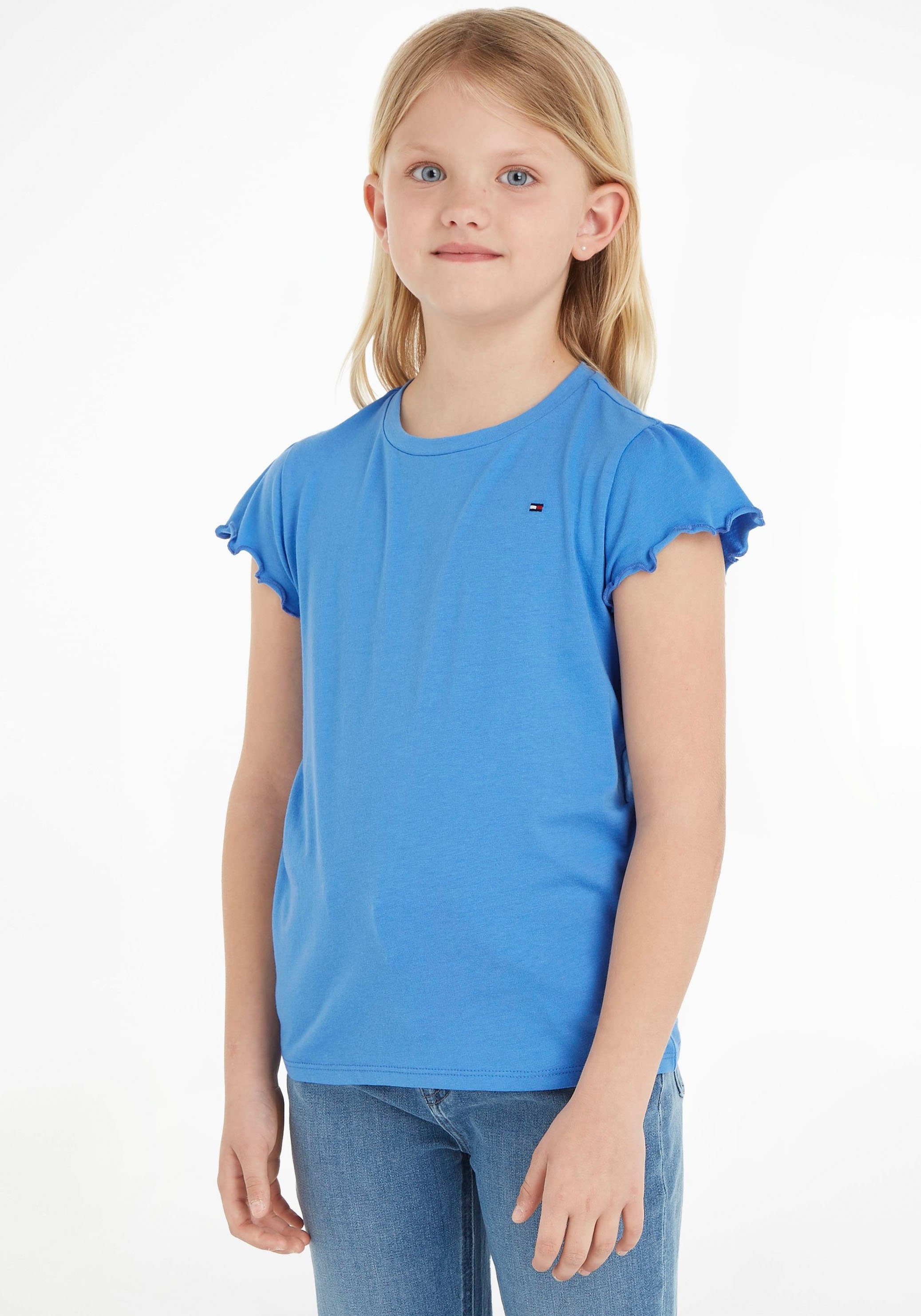 Tommy Hilfiger T-Shirt ESSENTIAL RUFFLE SLEEVE günstig online kaufen