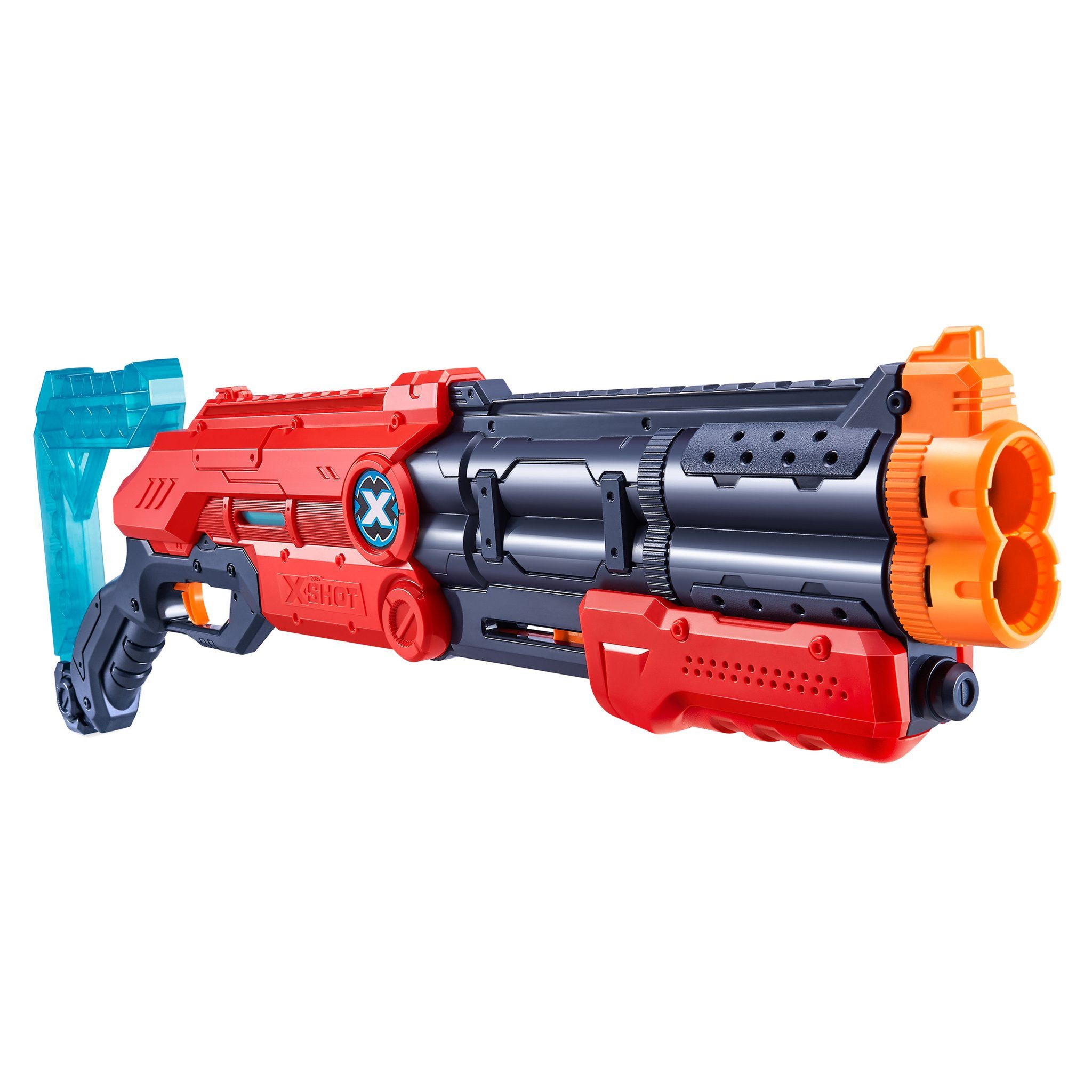 ZURU Blaster Dartblaster Vigilante, Pump-Action, aufklappbarer Lauf - realistische Shotgun Action