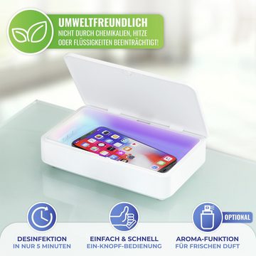 WENKO Aufbewahrungsbox WENKO UV-Desinfektionsbox (BHT 12.50x5x20 cm) BHT 12.50x5x20 cm bunt