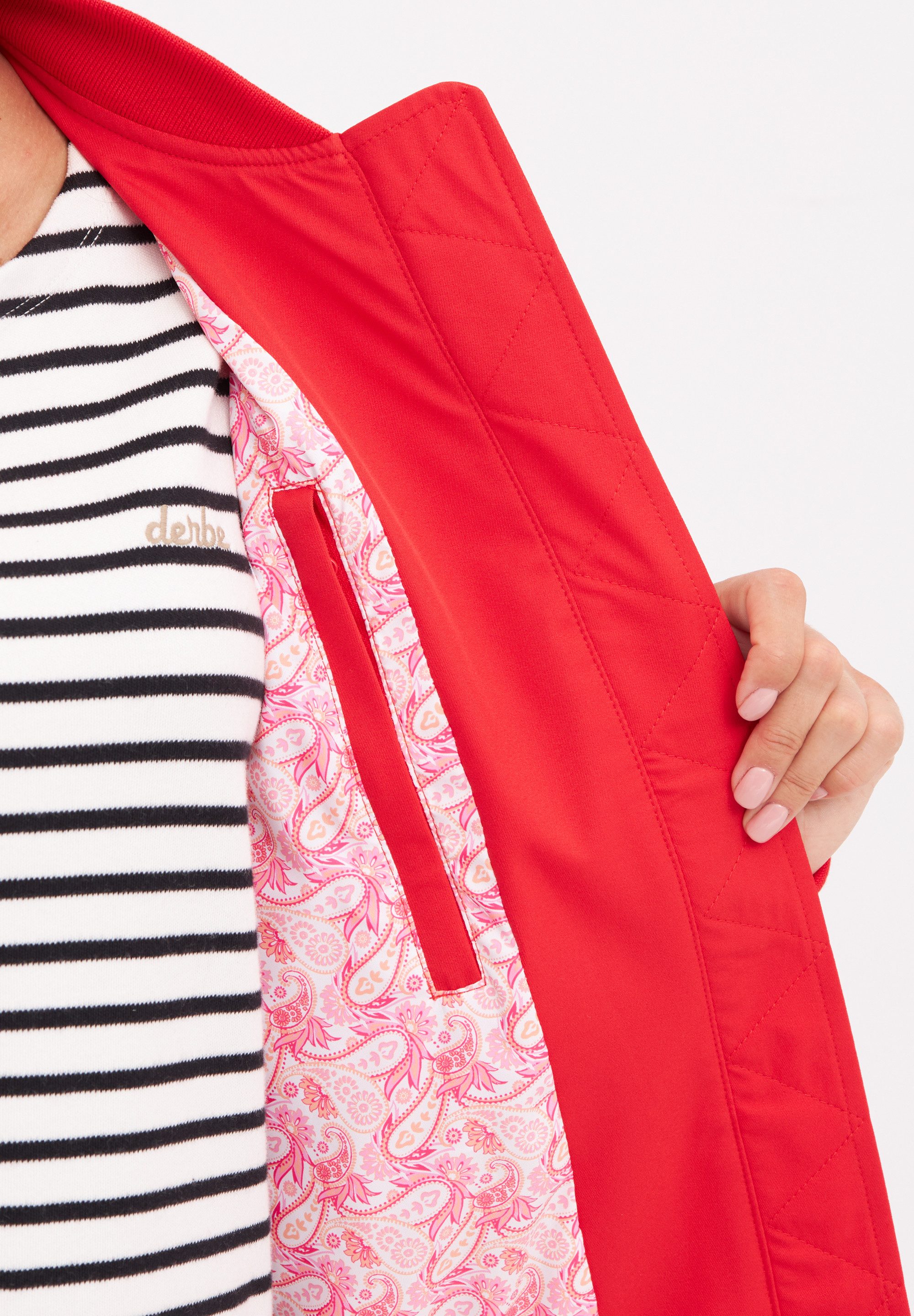 Derbe Blouson XX-Blousby paisley red-paisley