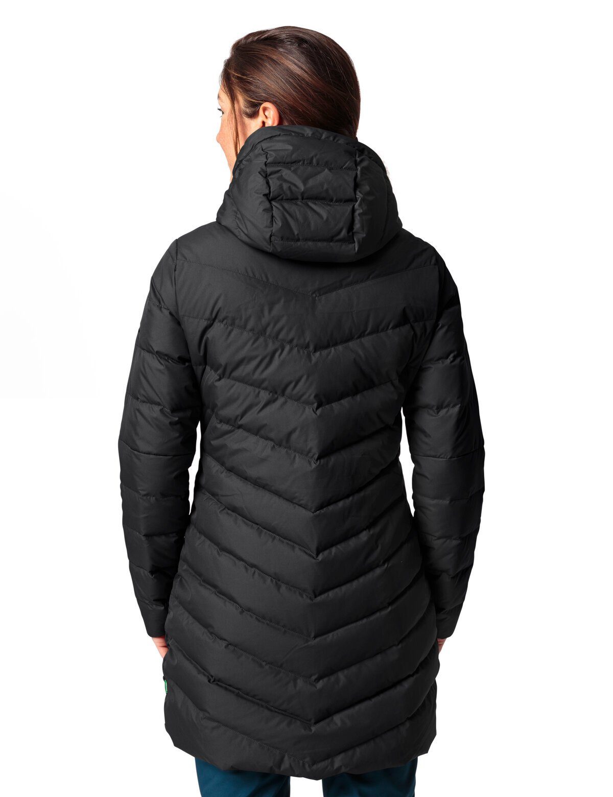 black (1-St) Klimaneutral Outdoorjacke kompensiert Down Annecy Women's Coat VAUDE uni