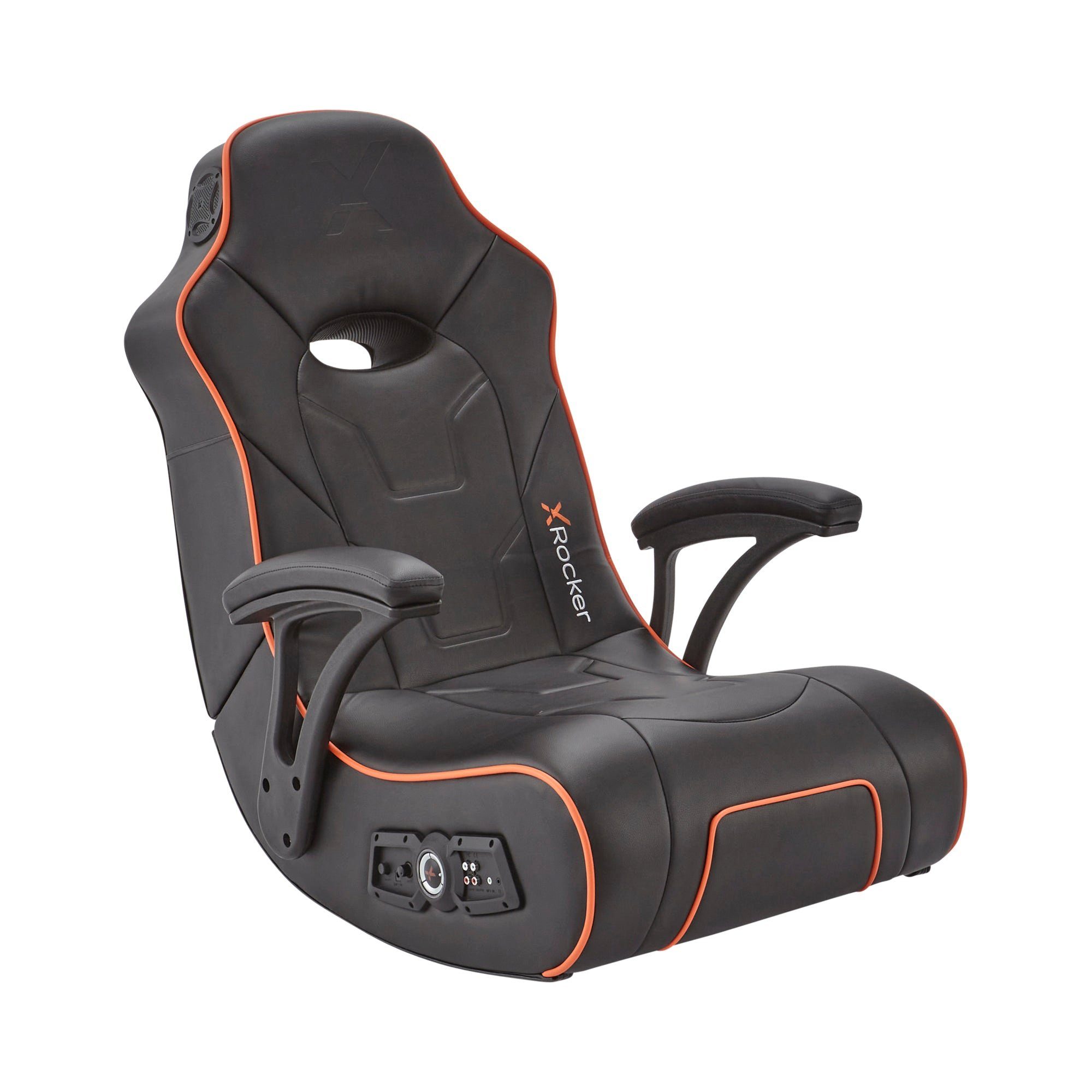 X Rocker Multimediasessel G-Force 2.1 Audio Floor Rocker Gaming Bodensessel mit 2.1 Soundsystem