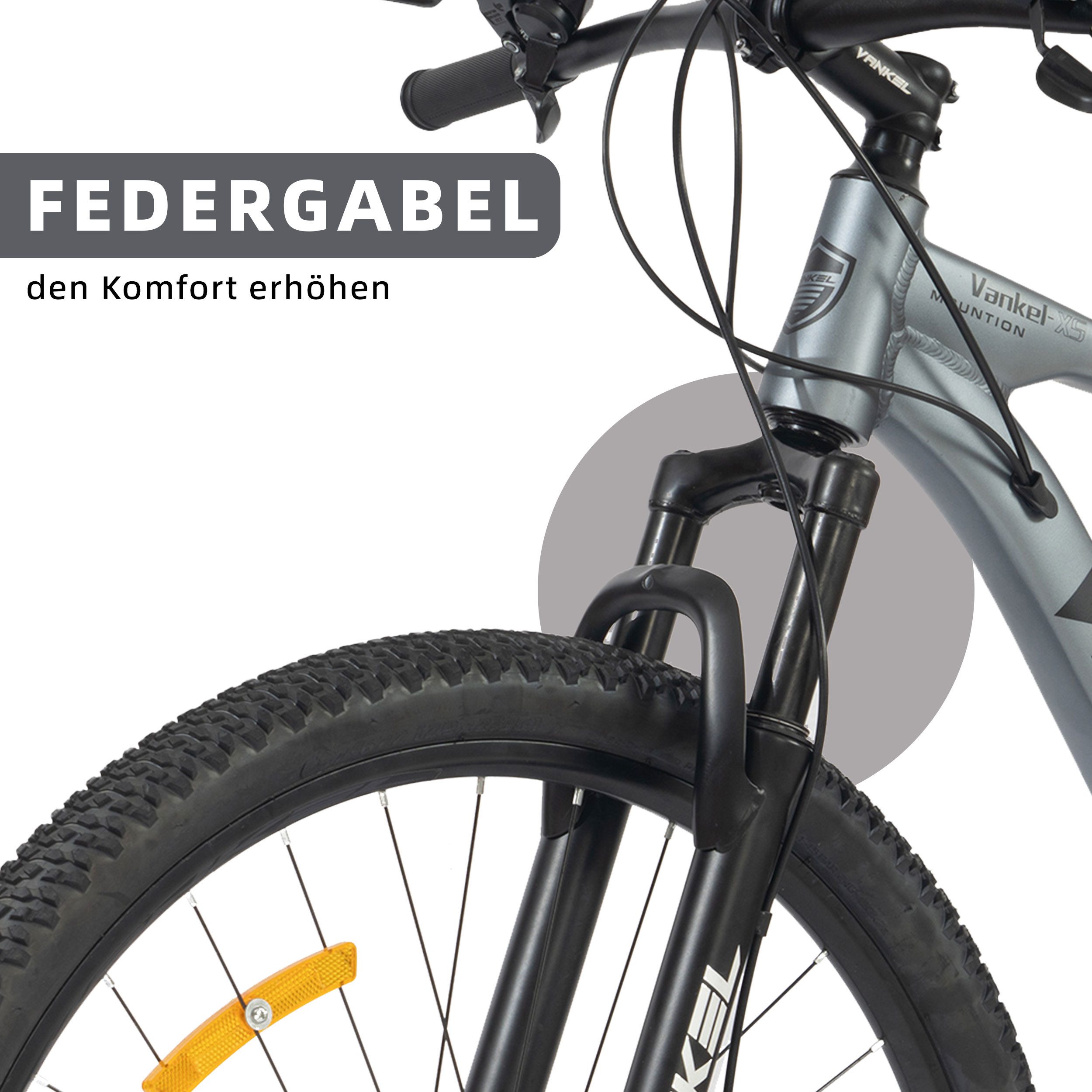 ROMICO Mountainbike Mountainbike MTB 29 Zoll Fahrrad für Damen und Herren, Shimano 21 Gang, 21 Gang Tourney, Shimano 21 Gang, Kettenschaltung, Scheibenbremsen hinten und vorne