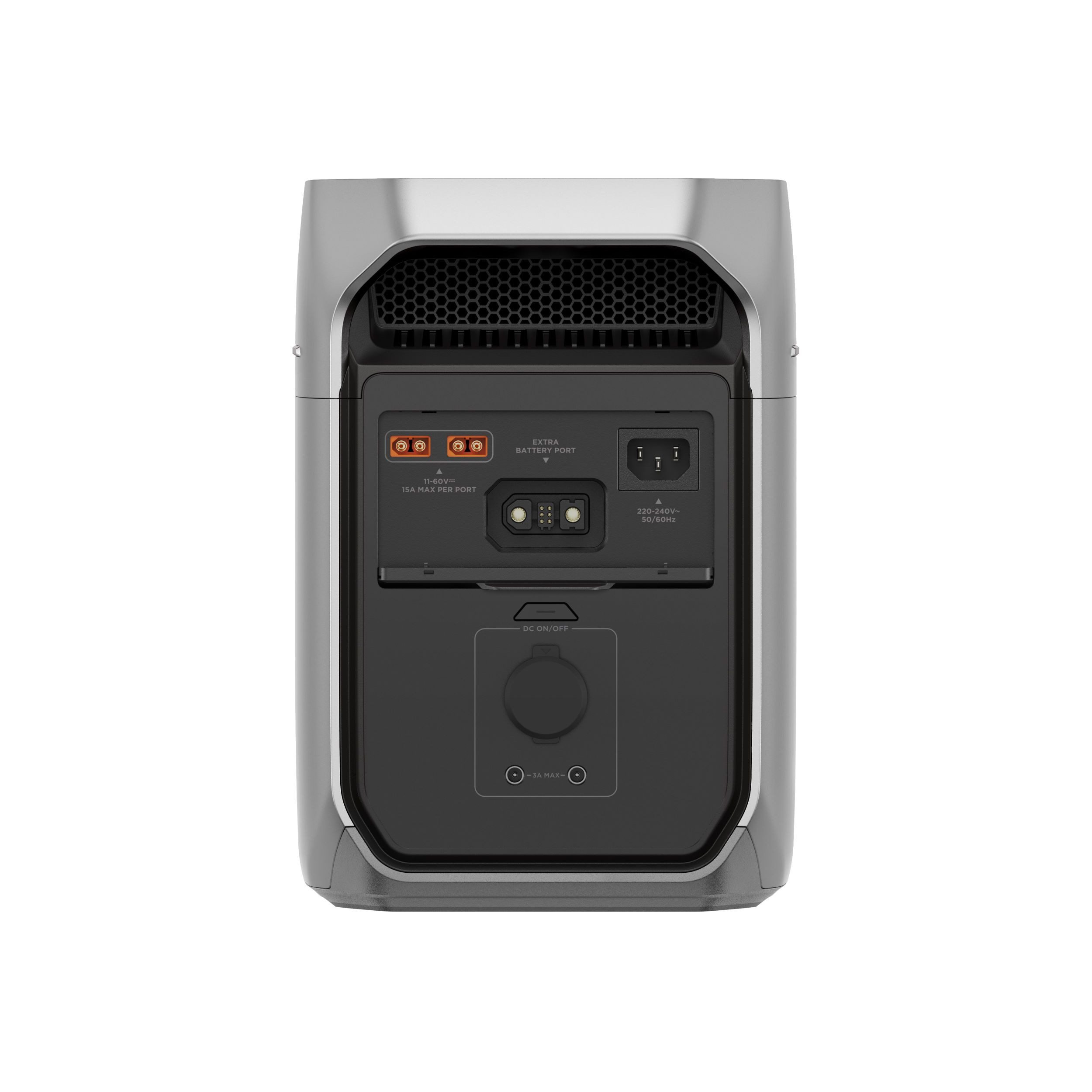 Ecoflow EcoFlow Delta 3 Plus Powerstation 0% Mwst. gem. §12, Abs. 3 UstG Powerstation LiFEPO4 (230 VAC V), Erweiterbare Kapazität von 1 kWh–5 kWh silberfarben