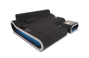 Sofa Dreams Ecksofa Polster Stoffsofa Couch Concept L Form Stoff Sofa, mit LED, Designersofa mit ergonomischer Rückenlehne