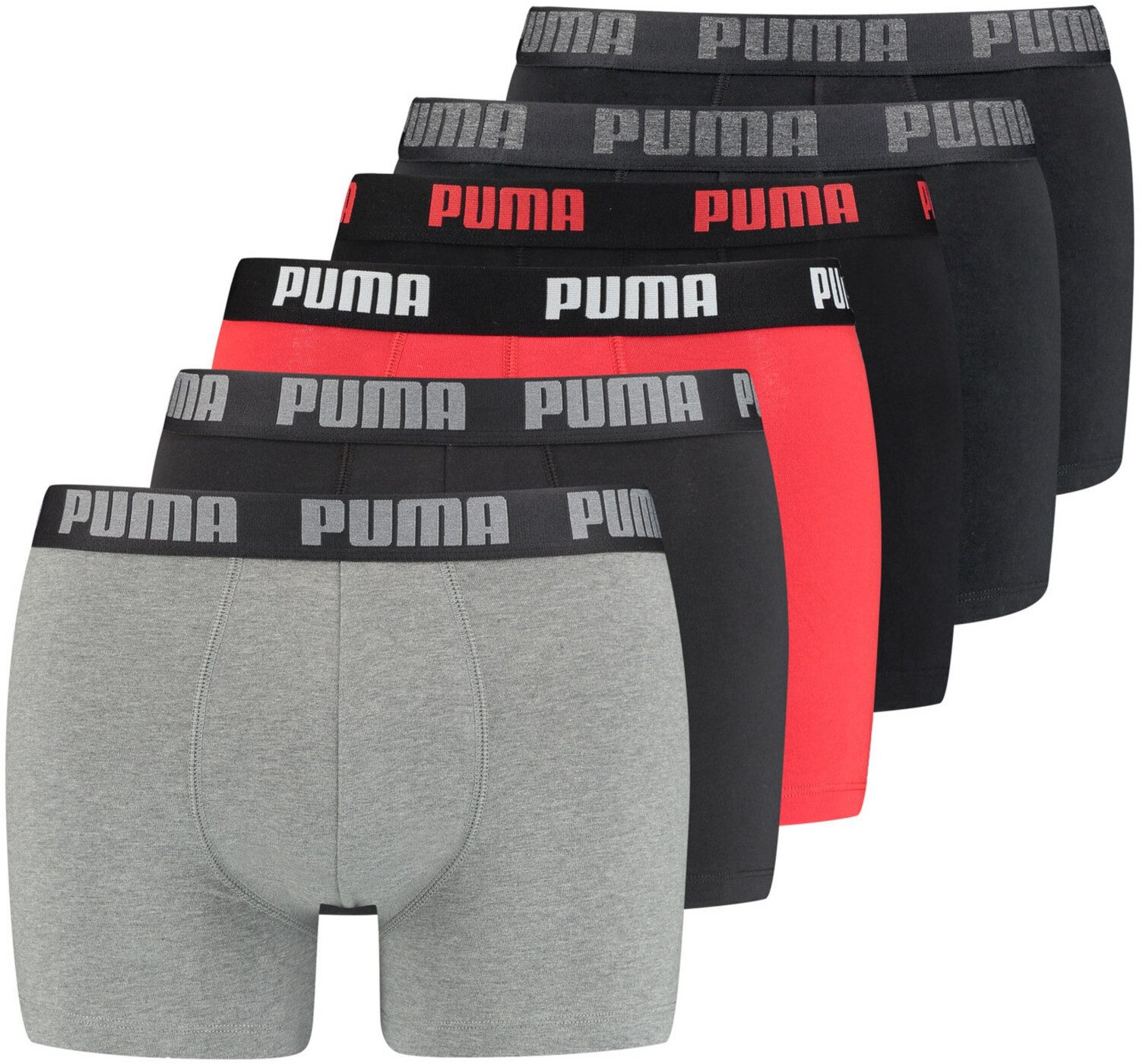 PUMA Boxershorts PUMA Herren Basic Boxershorts 6P (6-St., 6er Pack) günstig online kaufen