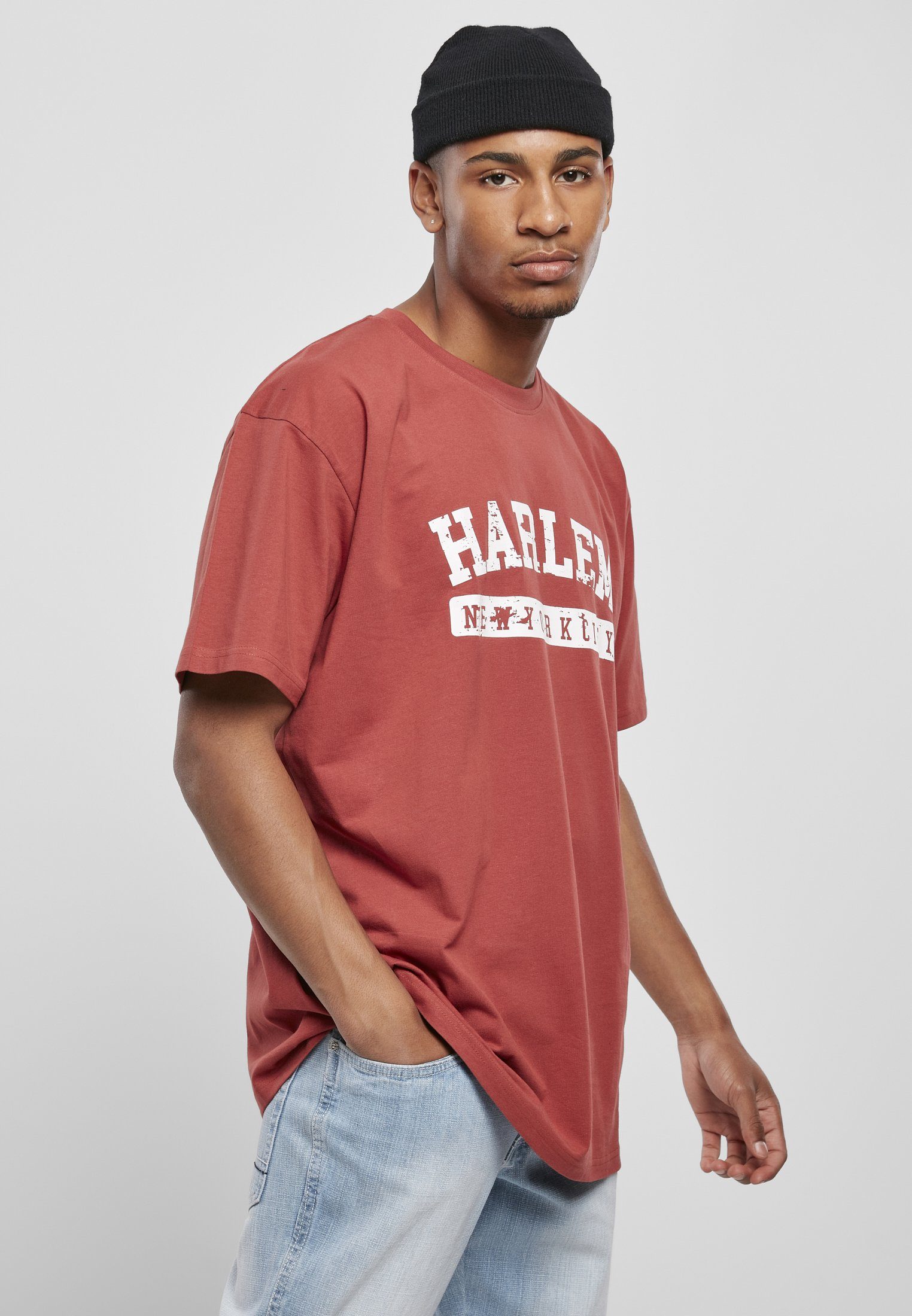Herren brickred (1-tlg) Southpole Southpole T-Shirt Harlem Tee
