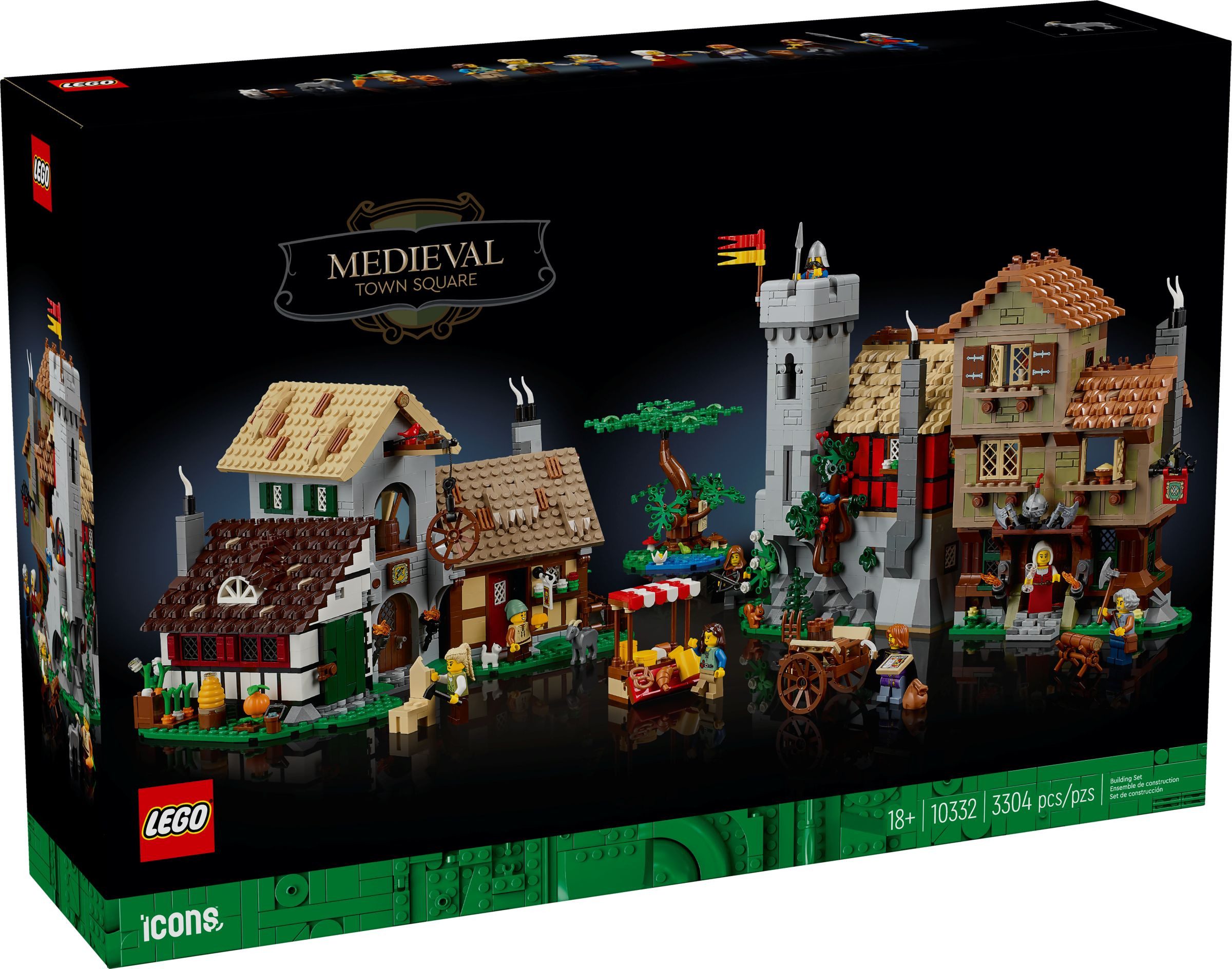 LEGO® Icons 10332 Mittelalterlicher Stadtplatz Konstruktionsspielsteine günstig online kaufen