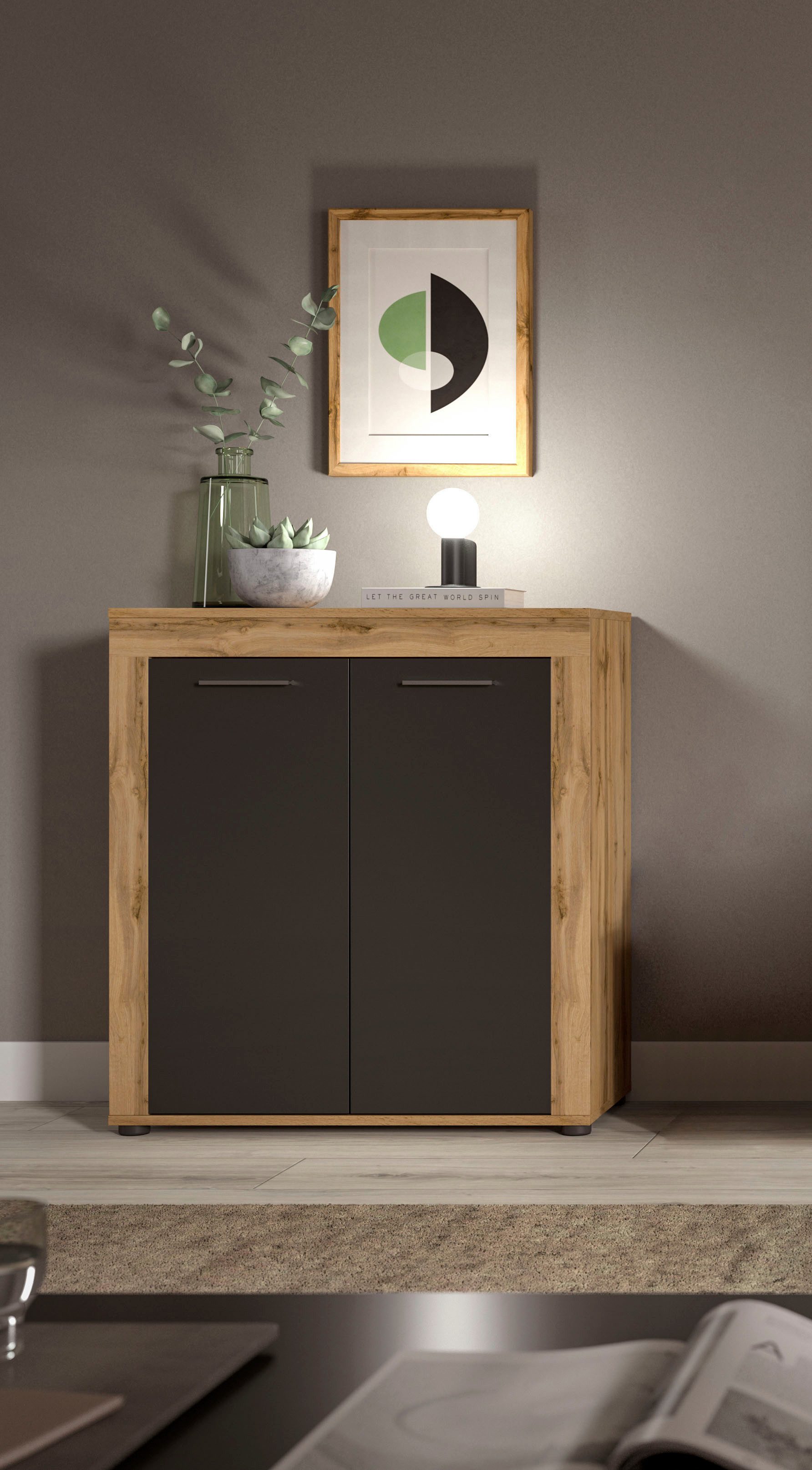 INOSIGN Highboard Aosta, Höhe 88 cm, in verschiedenen Farbausführungen, mit günstig online kaufen
