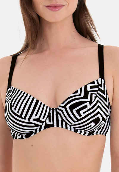 Rosa Faia Bügel-Bikini-Top Shining Lines (1-St), Bikini-Top - Schnelltrocknend - Mit Bügel für besten Halt