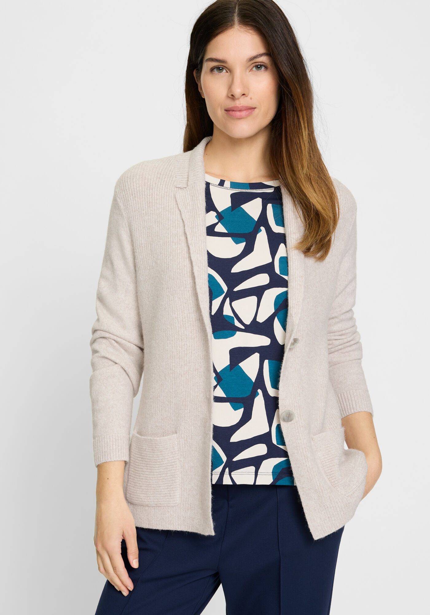 Olsen Cardigan tailliert, zwei-Knopfverschluss günstig online kaufen