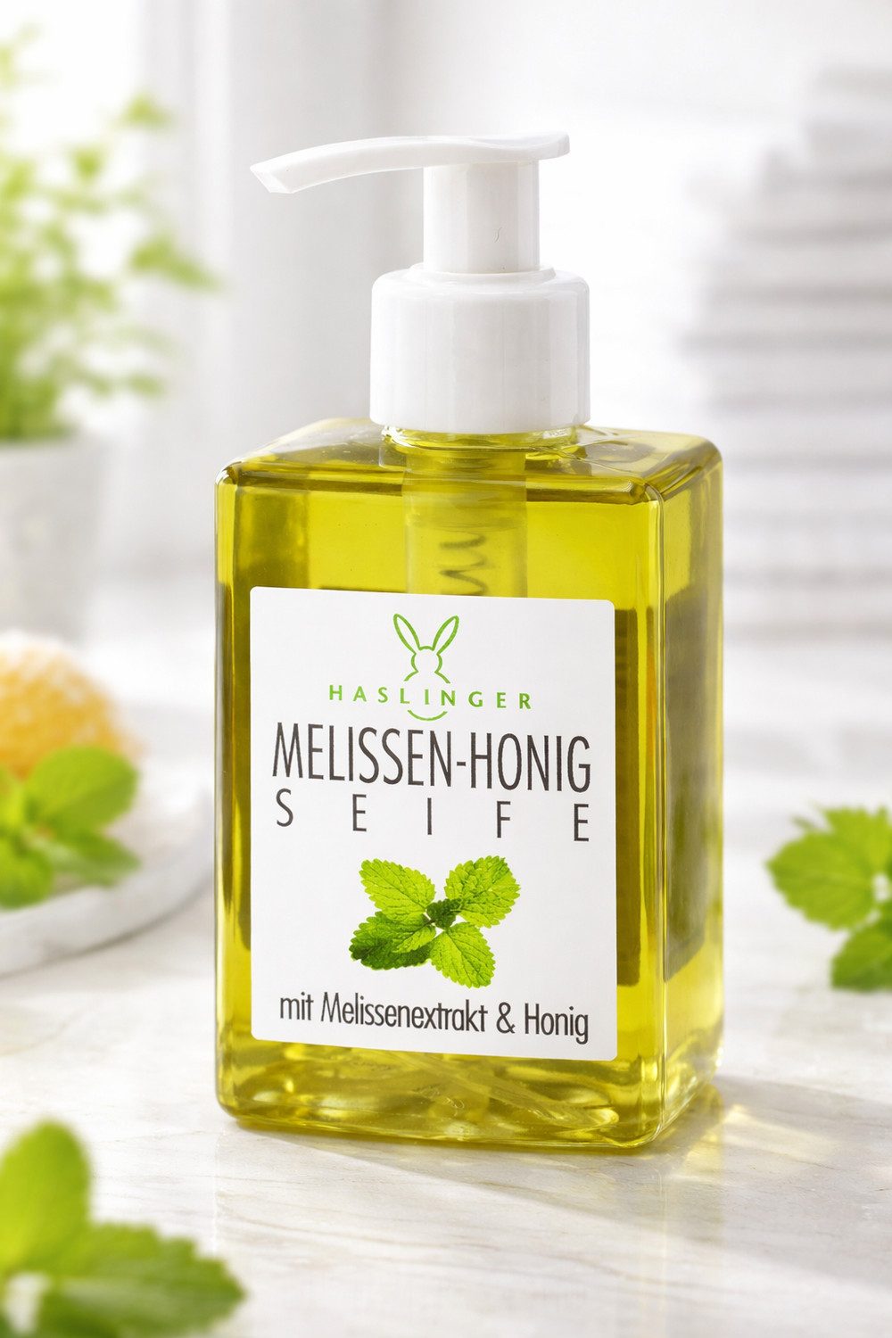 Haslinger Flüssigseife Melisse, 1-tlg., mit Spender 250 ml
