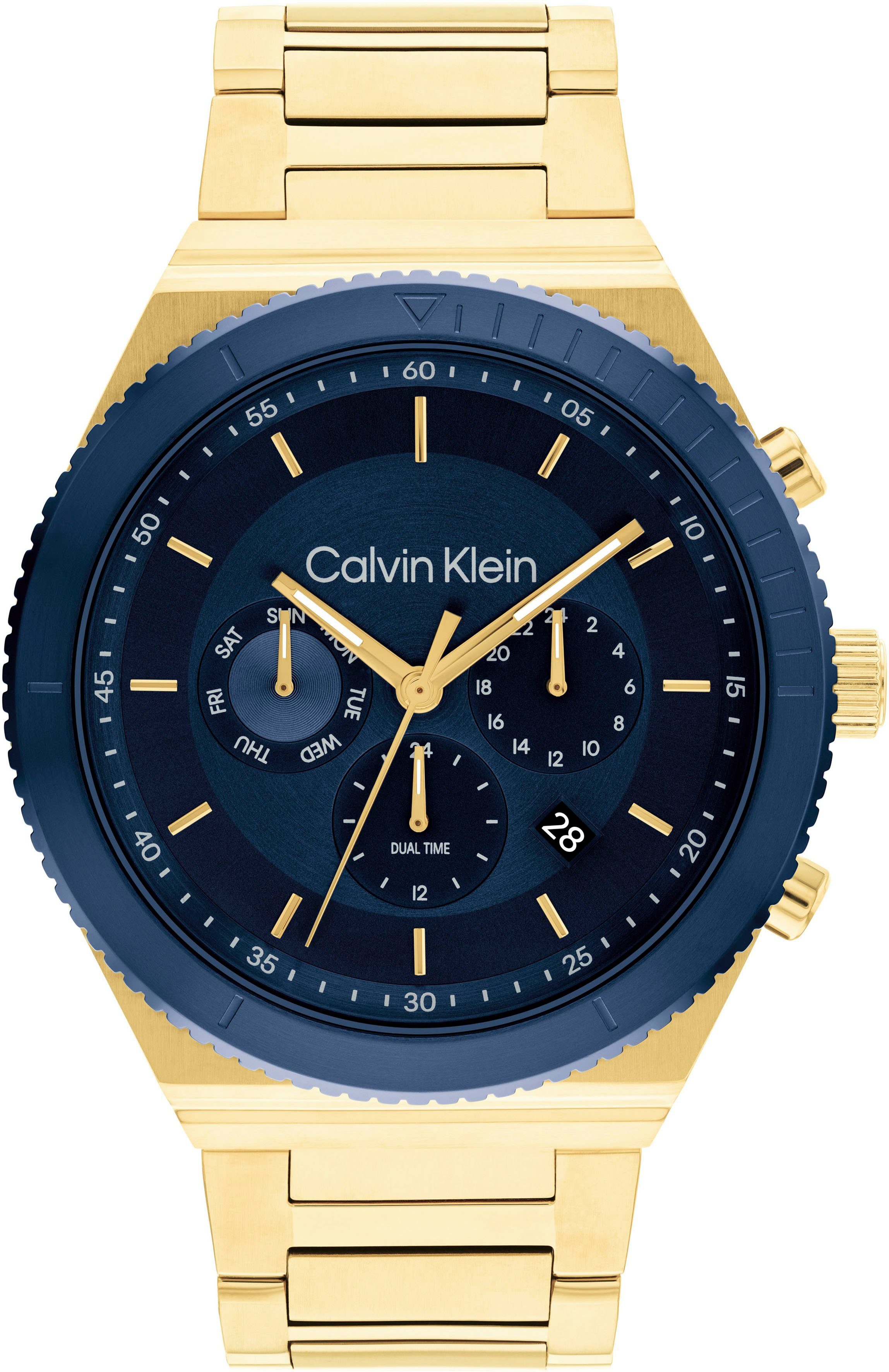 Calvin Klein Multifunktionsuhr SPORT, 25200302, Quarzuhr, Armbanduhr, Herrenuhr, Datum, 12/24-Stunden-Anzeige