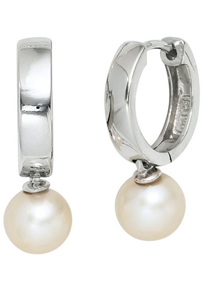 JOBO Perlenohrringe, 925 Silber mit SüÃ... JOBO Perlenohrringe, 925 Silber mit SüÃ...