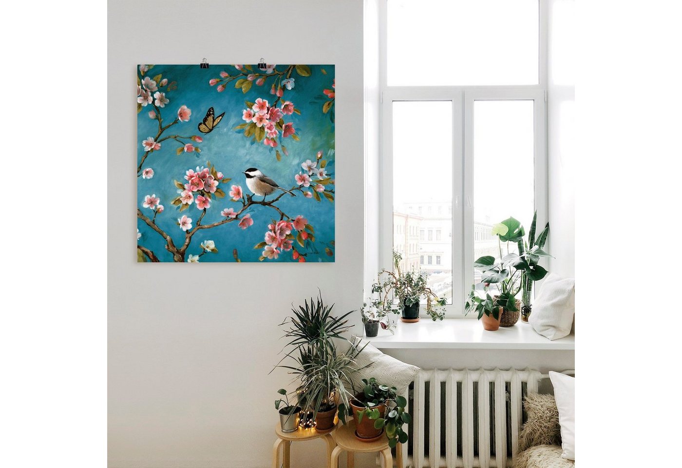 Artland Wandbild »Blüte III«, Blumen (1 Stück), in vielen Größen & Produktarten -Leinwandbild, Poster, Wandaufkleber / Wandtattoo auch für Badezimmer geeignet-HomeTrends
