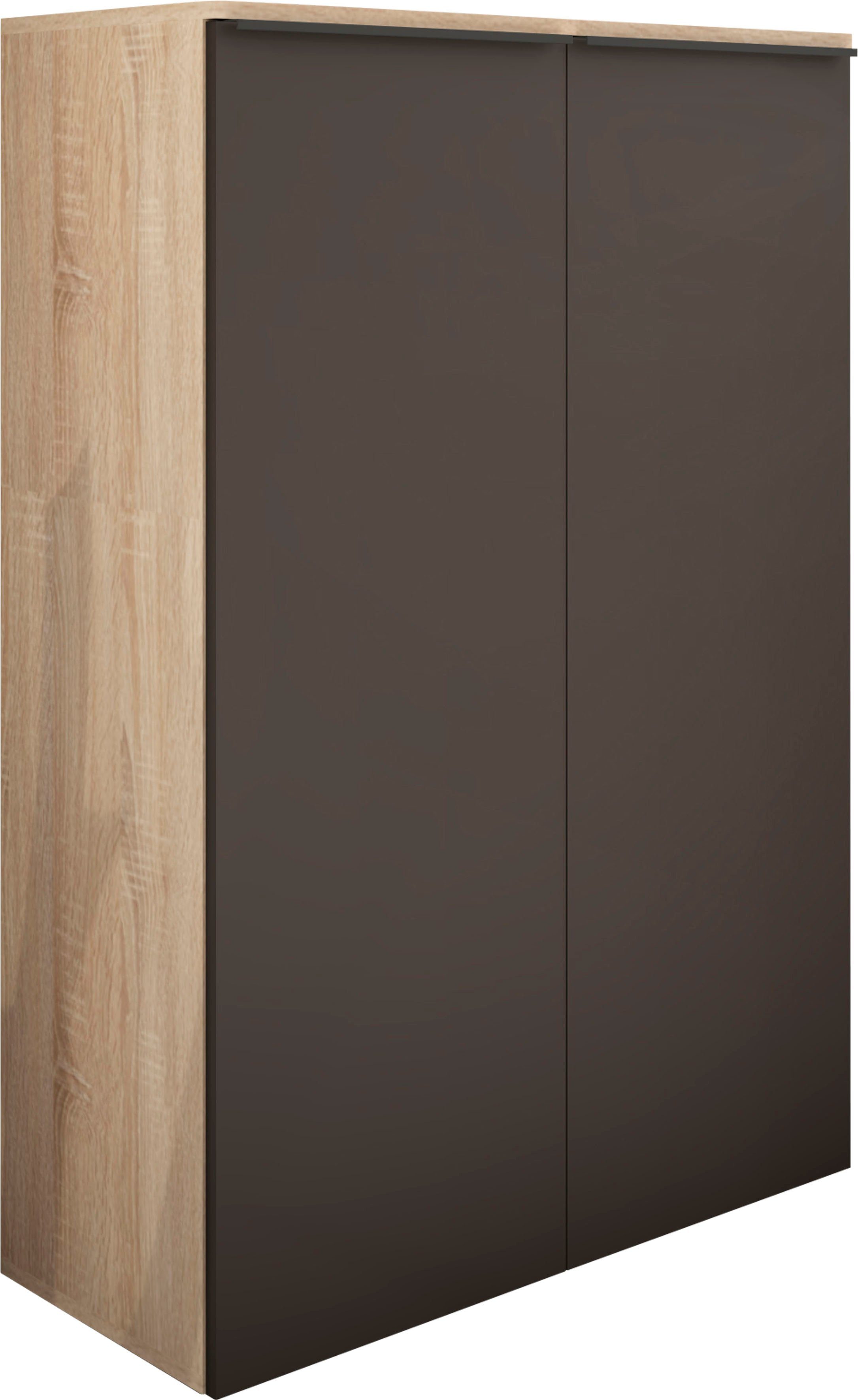 Graphit-matt borchardt Eiche Eiche | Mehrzweckschrank Breite / Aktenschrank Sonoma Tom Möbel 76 cm, Sonoma