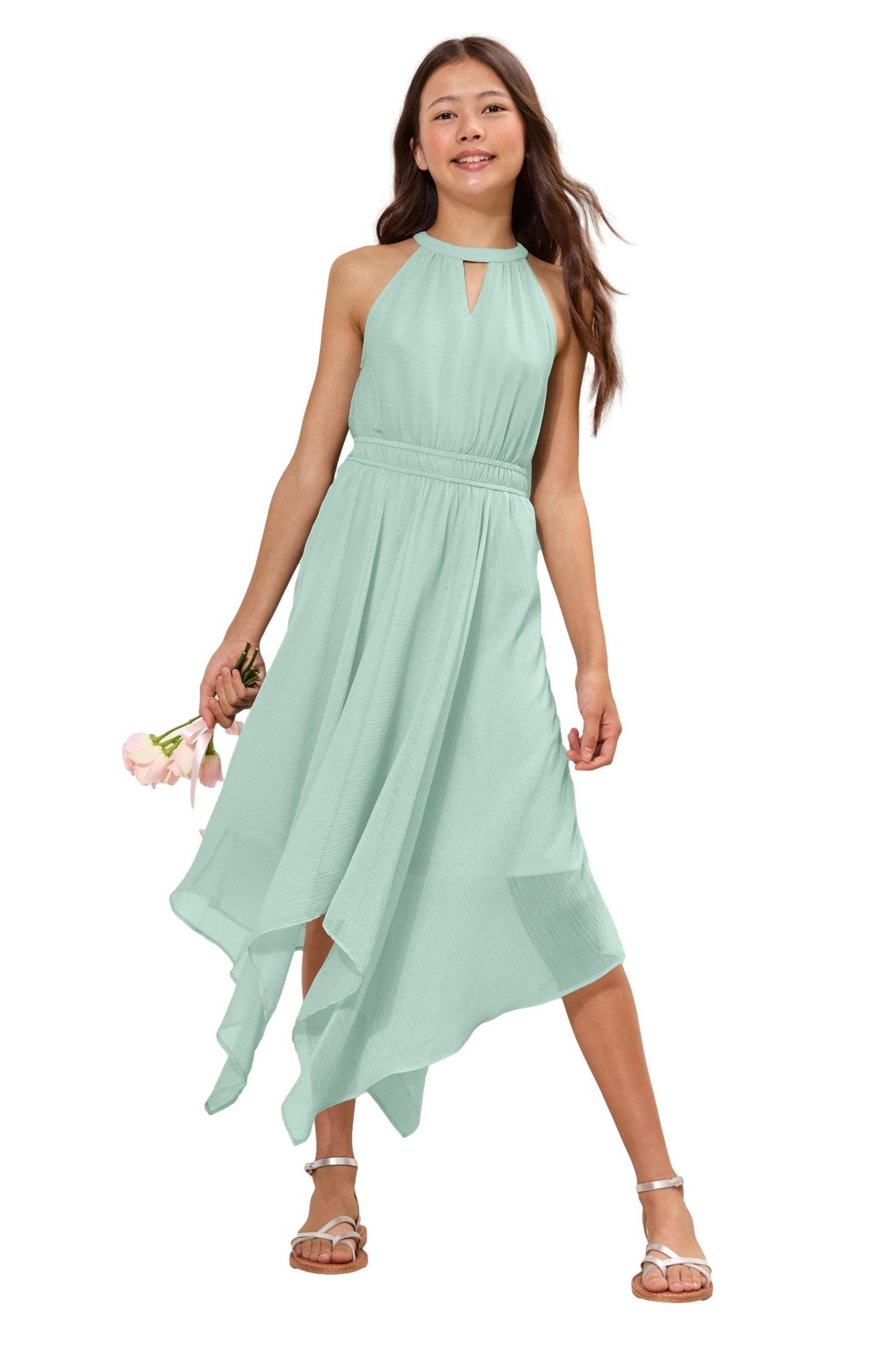 LIPSY Partykleid Lipsy festliches Neckholder-Kleid mit Zipfelsaum (1-tlg)
