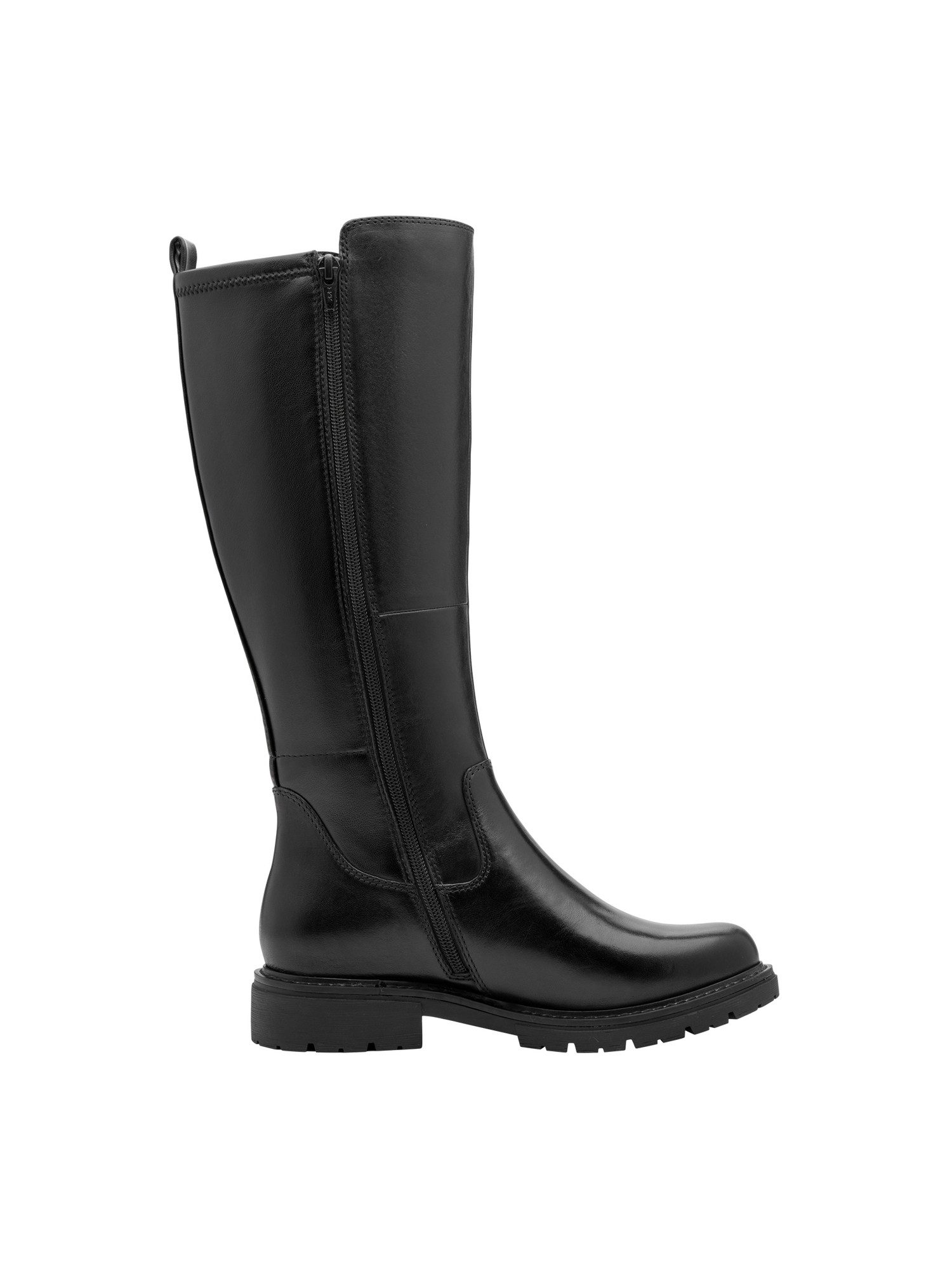 Jana Mehrweite aus Leder Blockabsatz 8-25702-45 Stiefel