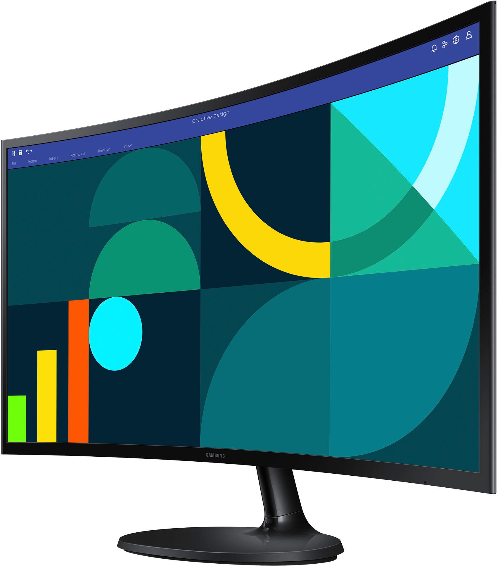 Samsung S27D364GAU Curved-Gaming-Monitor (68 cm/27 ", 1920 x 1080 px, Full HD, 4 ms Reaktionszeit, 100 Hz, VA LED)