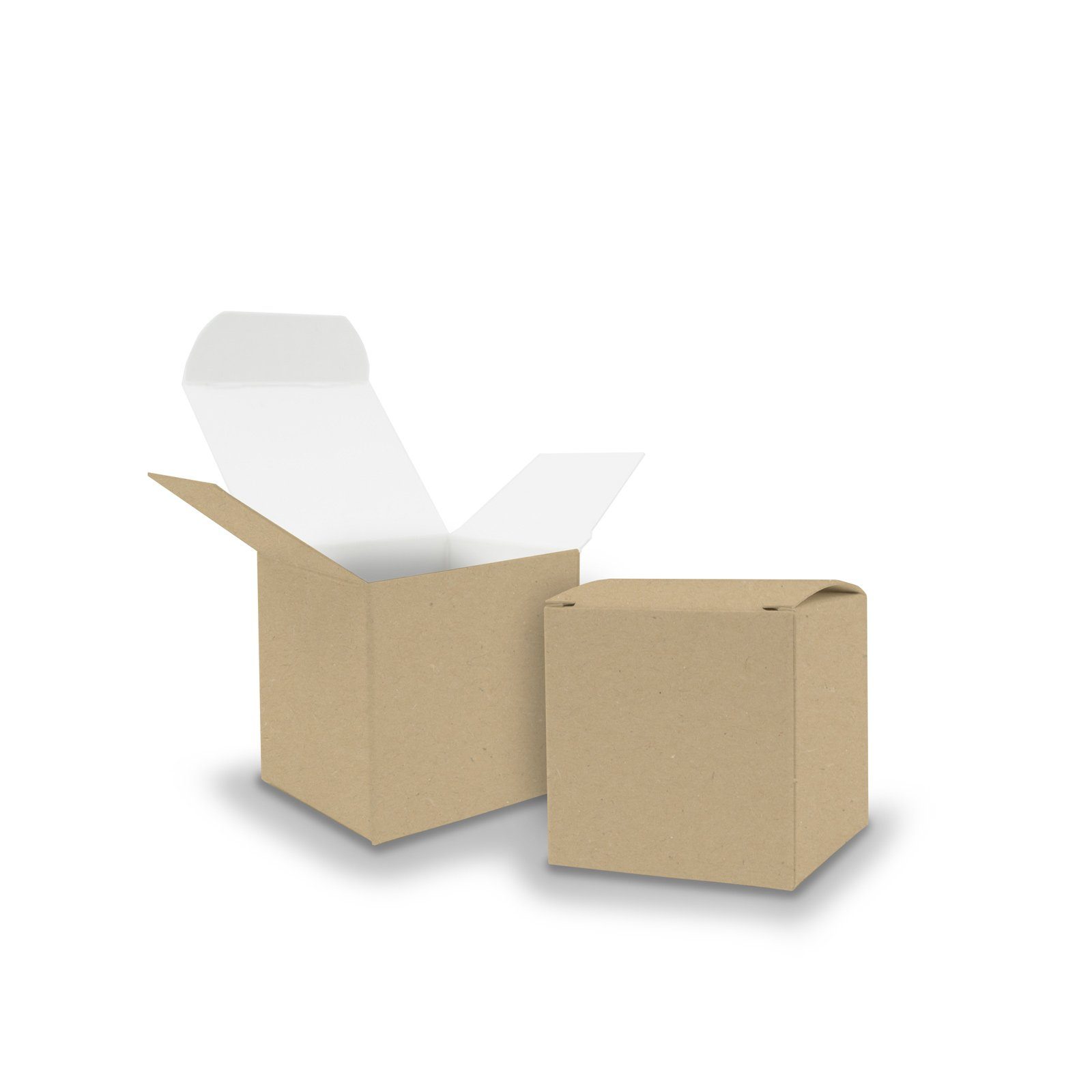 itenga Geschenkbox itenga V70 25x Würfelbox KraftKarton 5x5cm außen ...