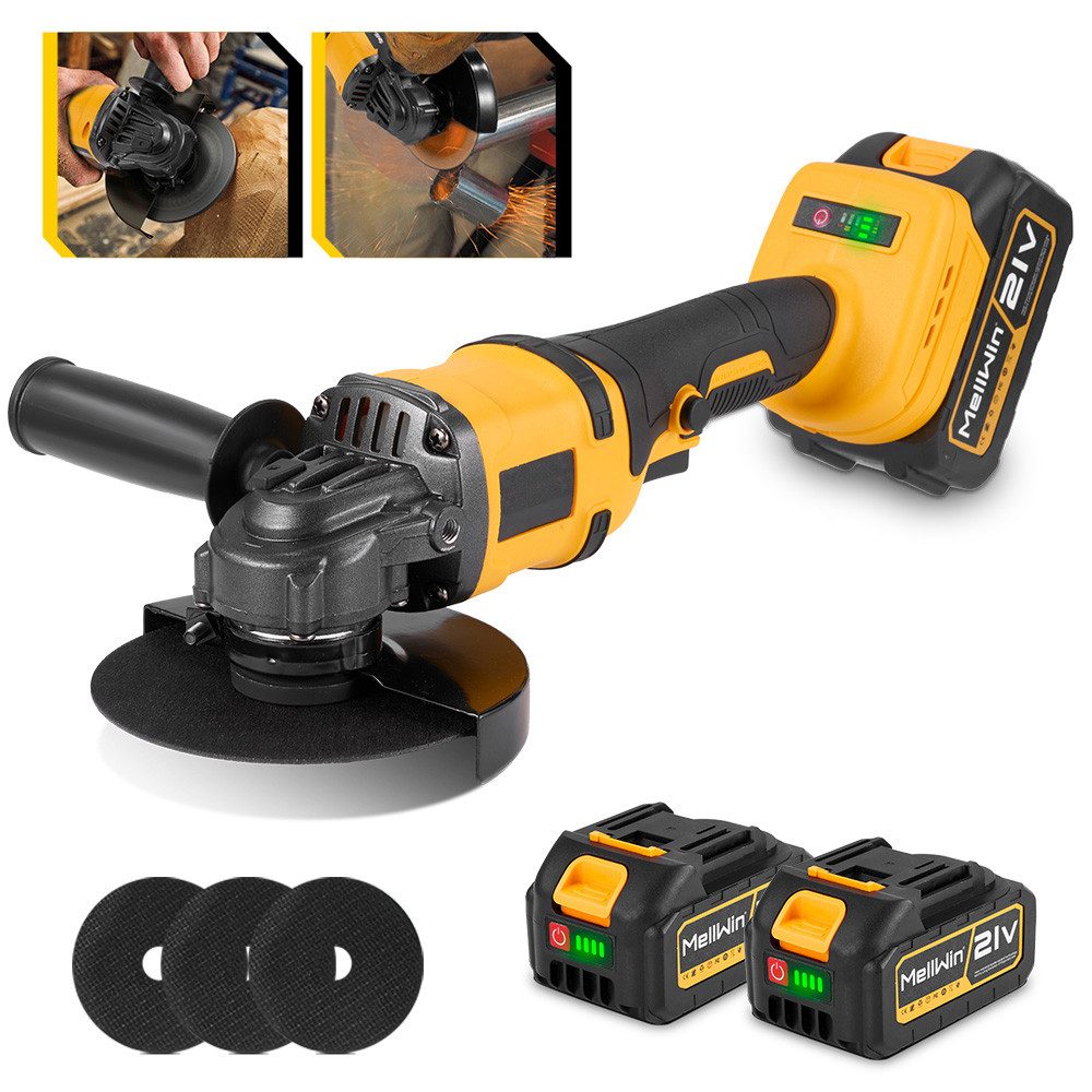 ONEVAN Akku-Winkelschleifer Bürstenloser 125 mm Schleifer, günstig online kaufen