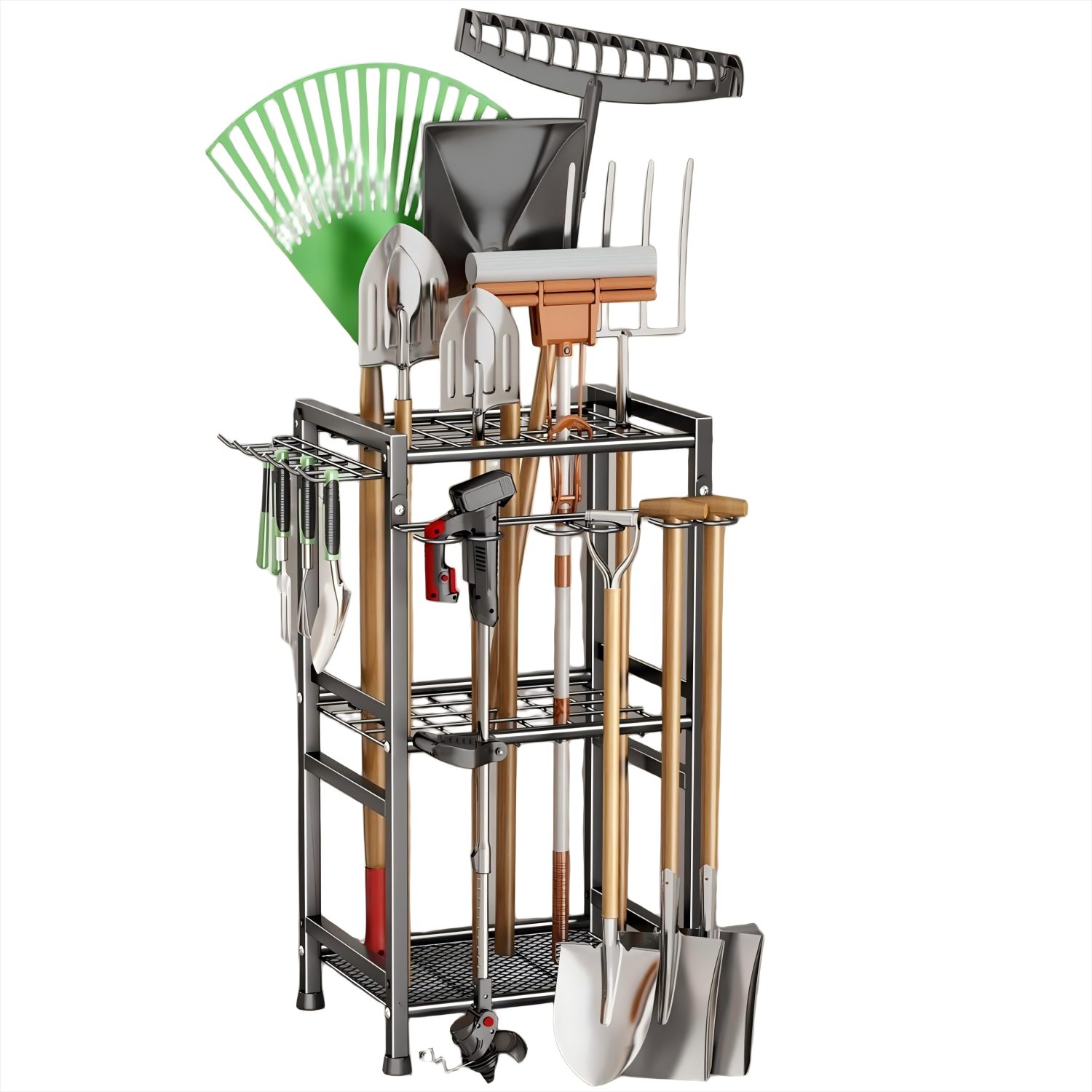 Toomoke Gartengerätehalter Gartengerätehalter mit Haken, Aufbewahrungsregal günstig online kaufen