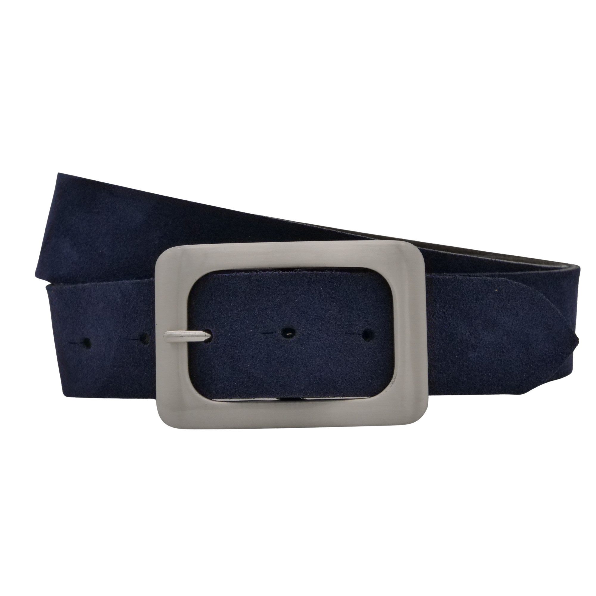 AnnaMatoni Ledergürtel AnnaMatoni Damen Ledergürtel in hochwertigem Velour Leder 4cm