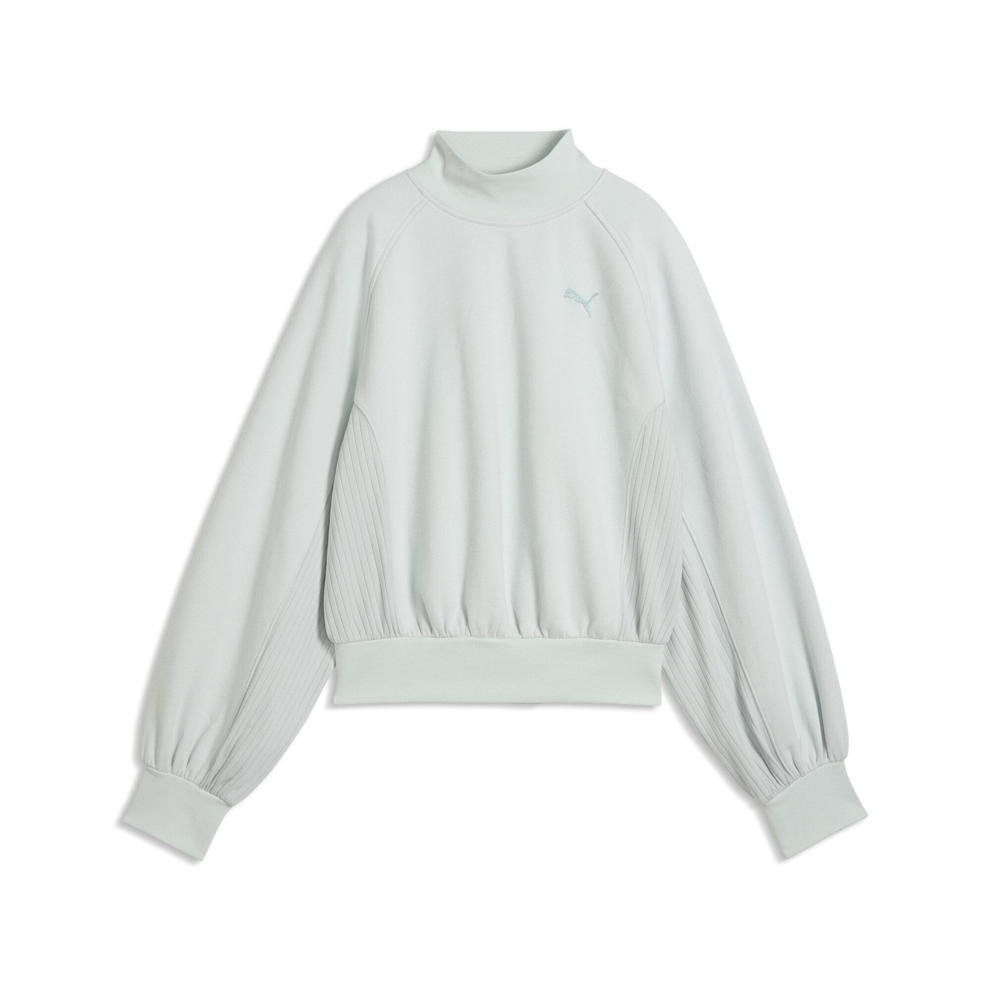 PUMA Sweatshirt HER Relaxed Crew Sweatshirt mit Stehkragen Damen