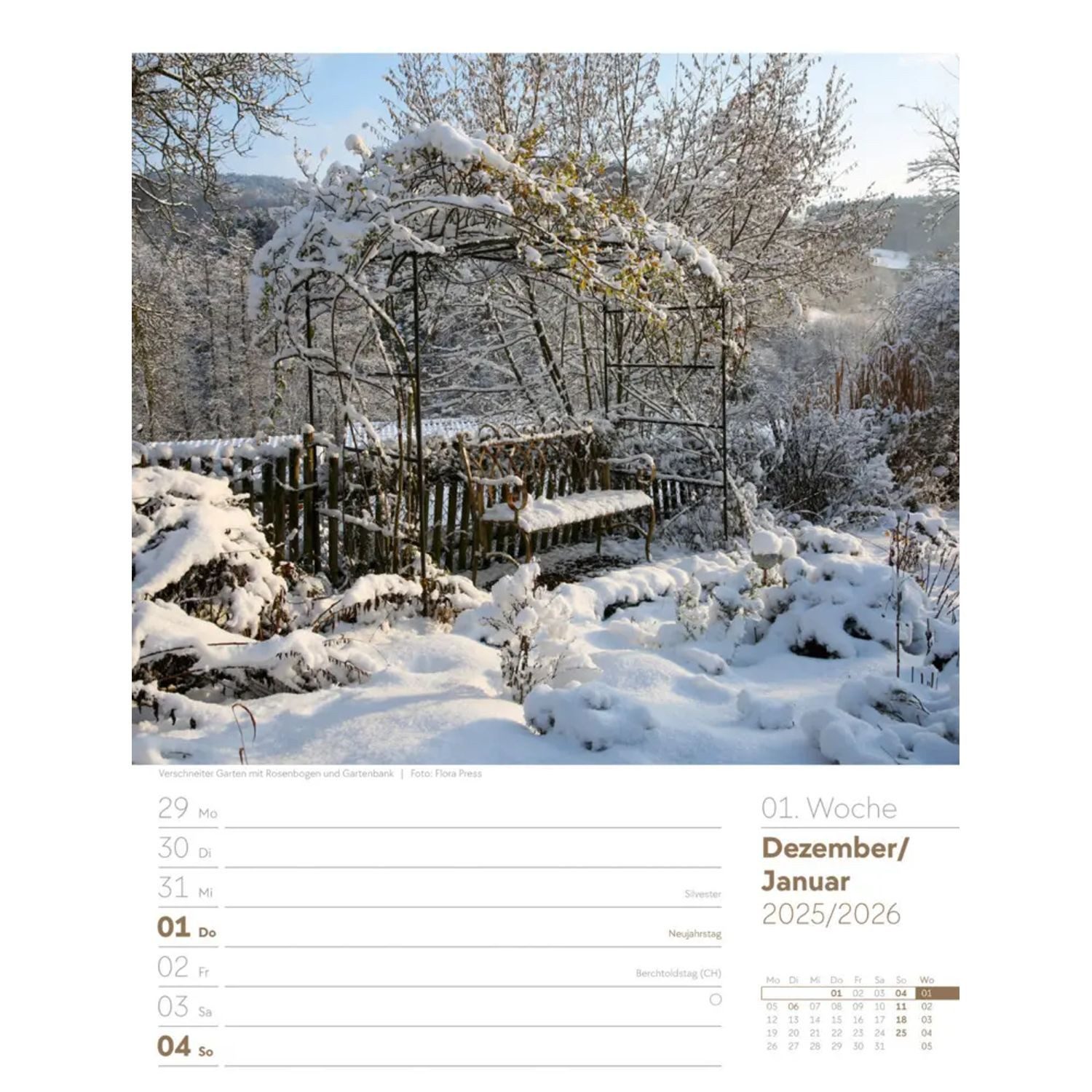 Ackermann Wandkalender Gartenglück Wochenplaner Kalender 2026