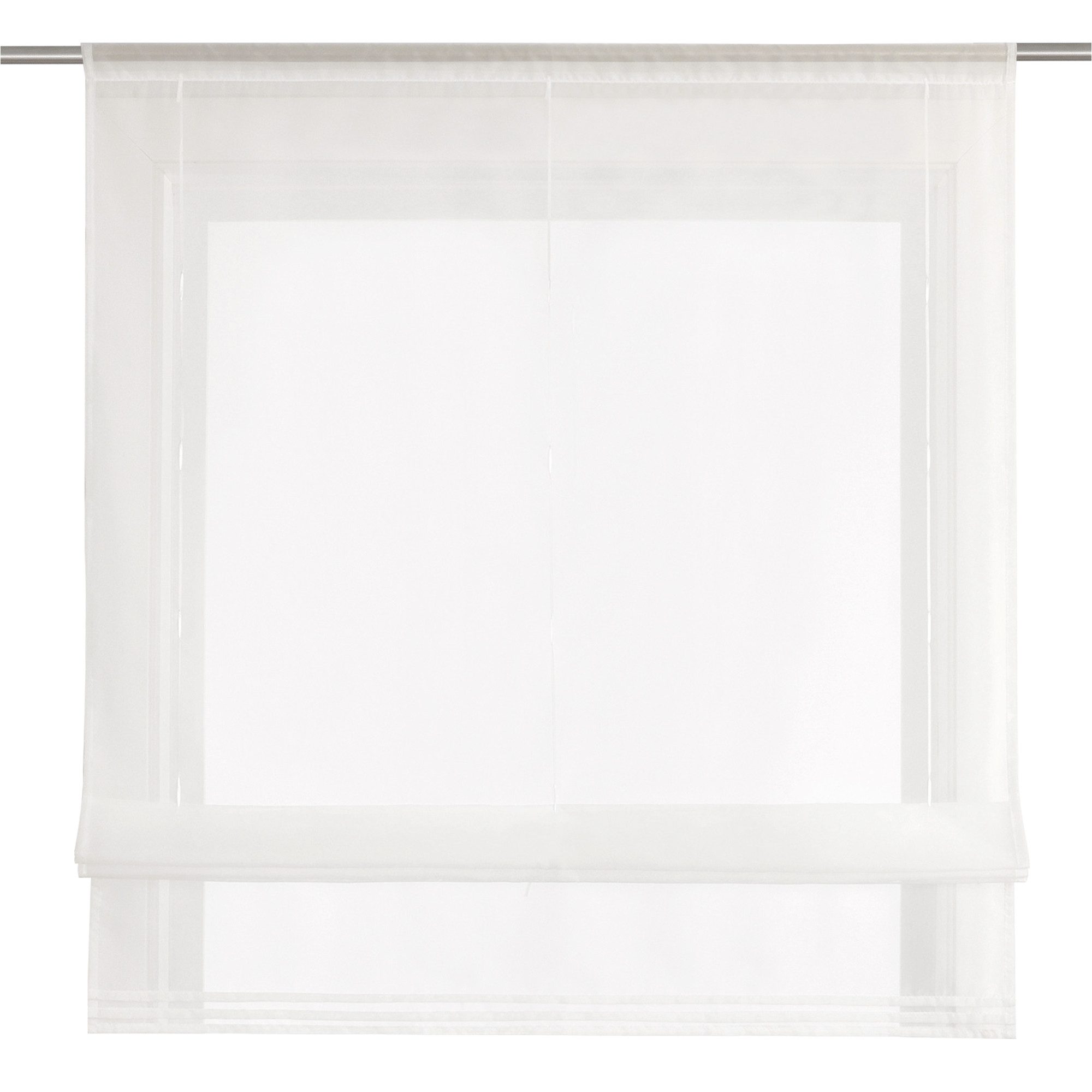 Joyswahl Raffrollo, mit Stangendurchzug, Voile Uni, Wohnzimmer, Transparent günstig online kaufen
