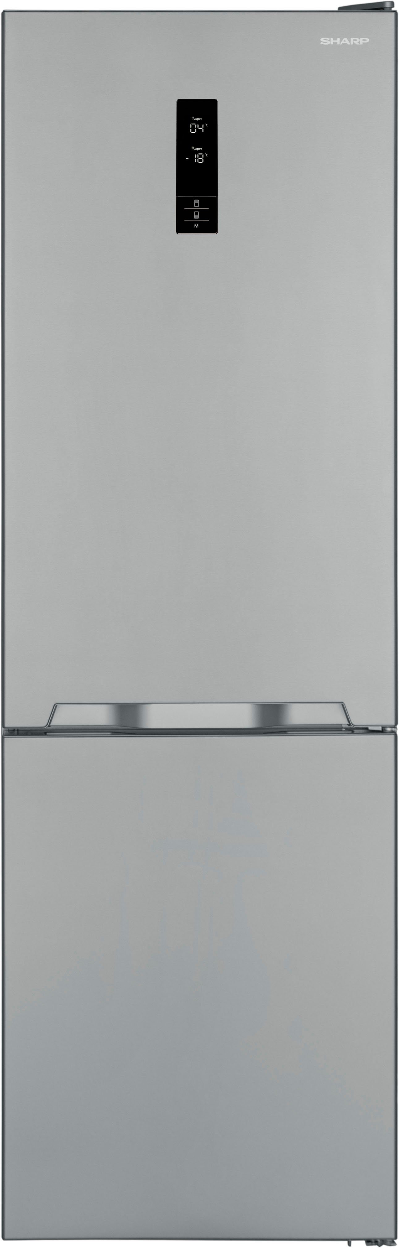 Sharp Kühl-/Gefrierkombination SJ-BA10IEXIC-EU, 186 cm hoch, 59,5 cm breit